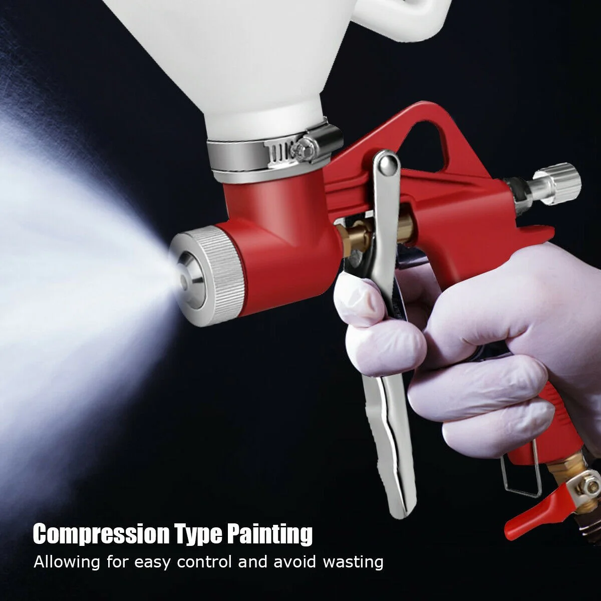 Goplus 1.45 Gallon Air Texture Gun, Drywall Texture Sprayer with 3 Nozzle 4.0mm, 6.0mm - Image 3
