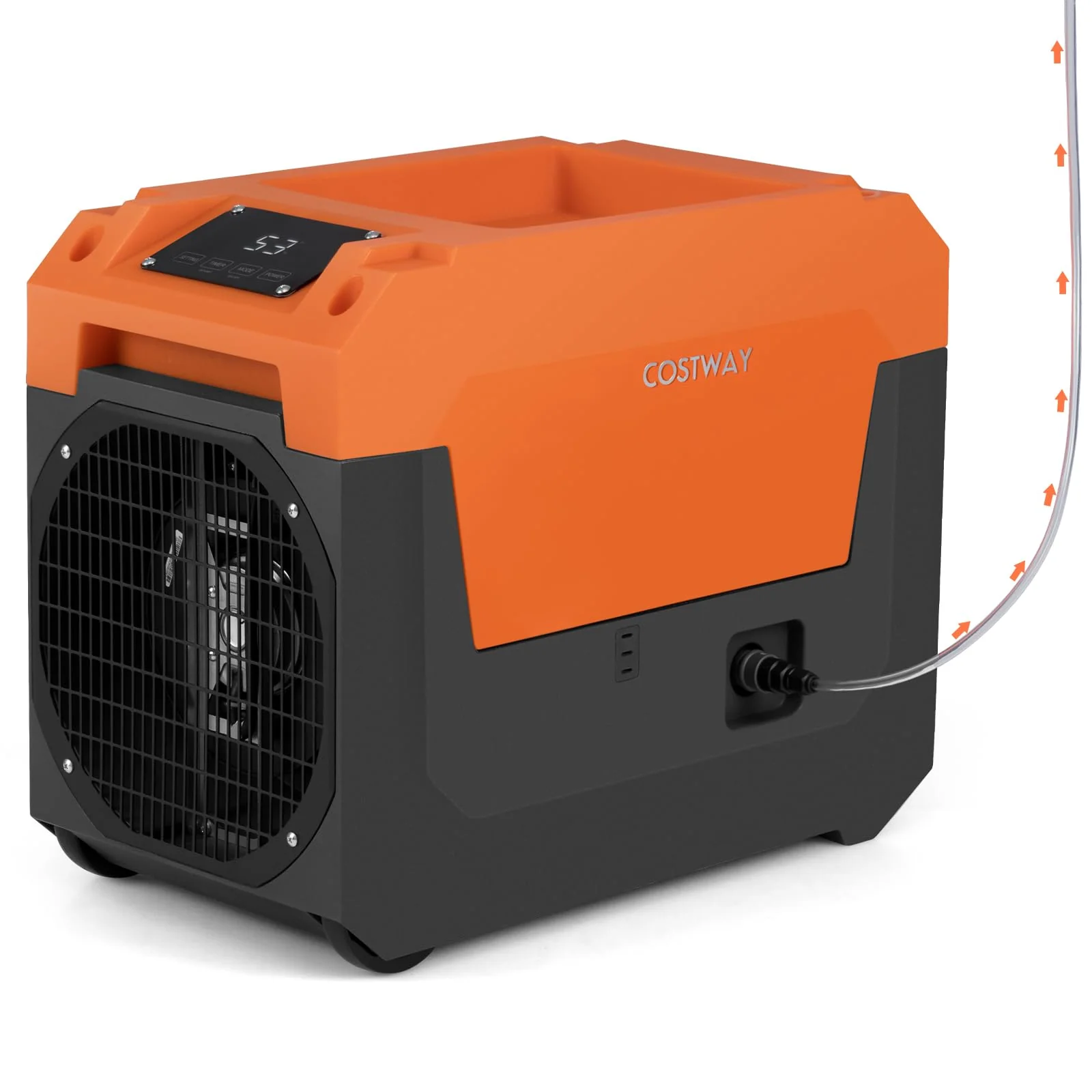 140 Pints Commercial Dehumidifier with Pump, Portable Industrial Dehumidifier with Drain Hose for Basements - Image 10