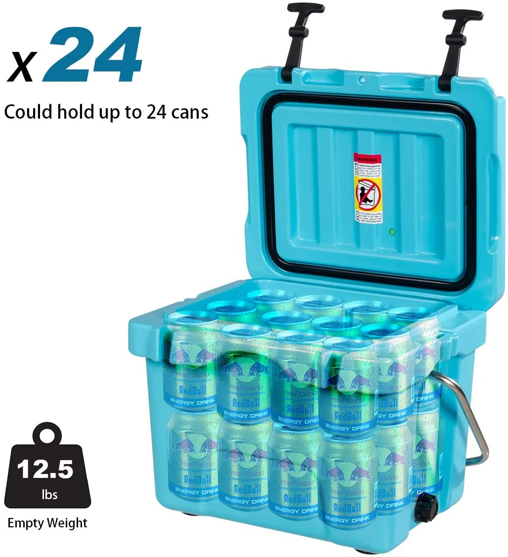 16 Quart Cooler, Portable Insulated Ice Chest - Image 13