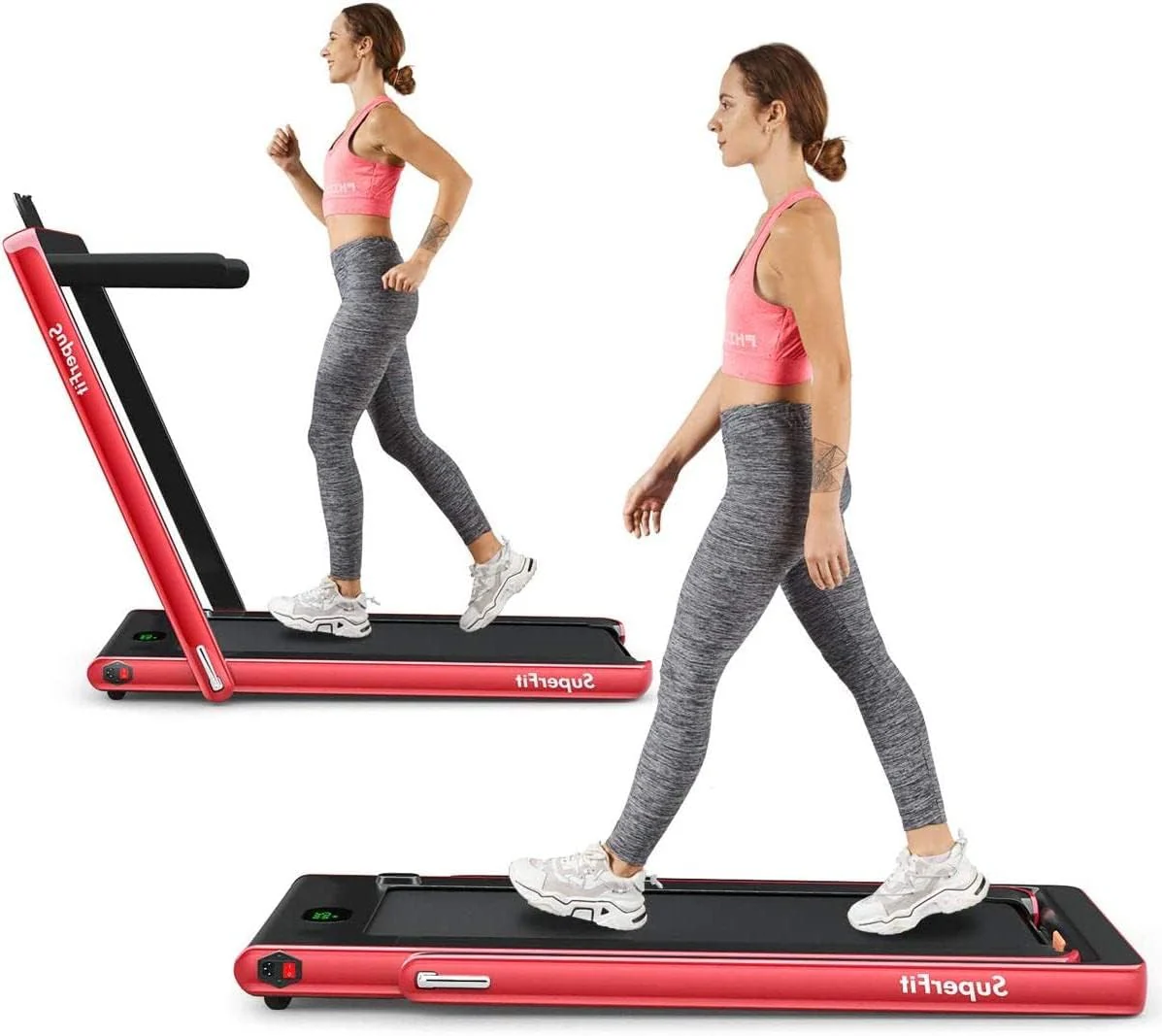 Goplus 2 in 1 Under Desk Treadmill, 2.25HP Superfit Folding Treadmills for Home Office w/Smart APP - Image 14