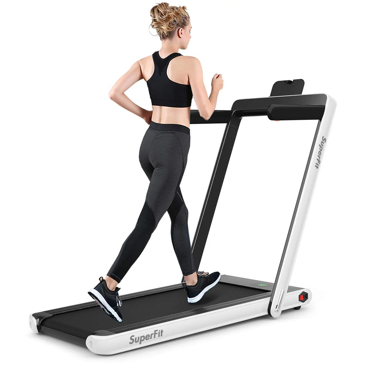 Goplus 2 in 1 Under Desk Treadmill, 2.25HP Superfit Folding Treadmills for Home Office w/Smart APP - Image 16