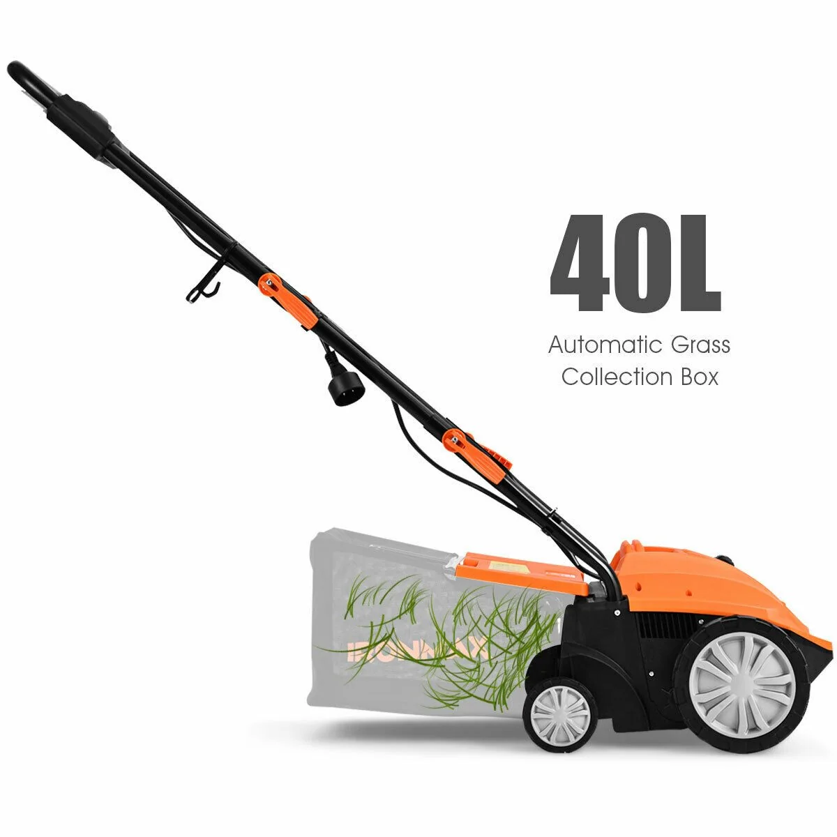 2-in-1 Lawn Dethatcher 12Amp, 3 Level Depth Adjustable Weeder - Image 8
