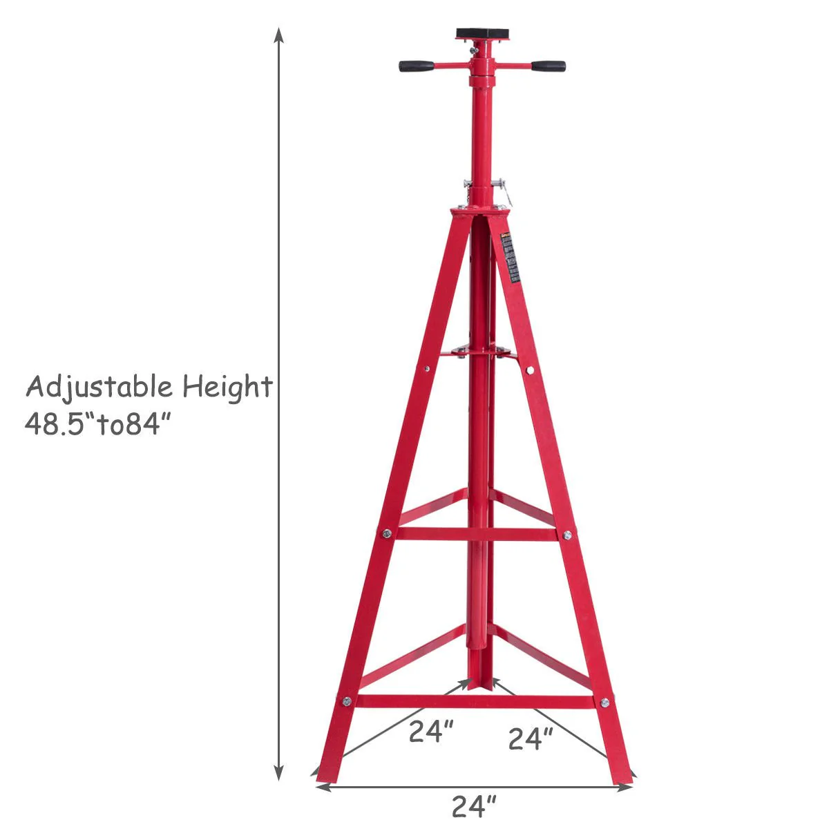 2 Ton High Reach Tripod Jack Under Hoist Stand - Image 3