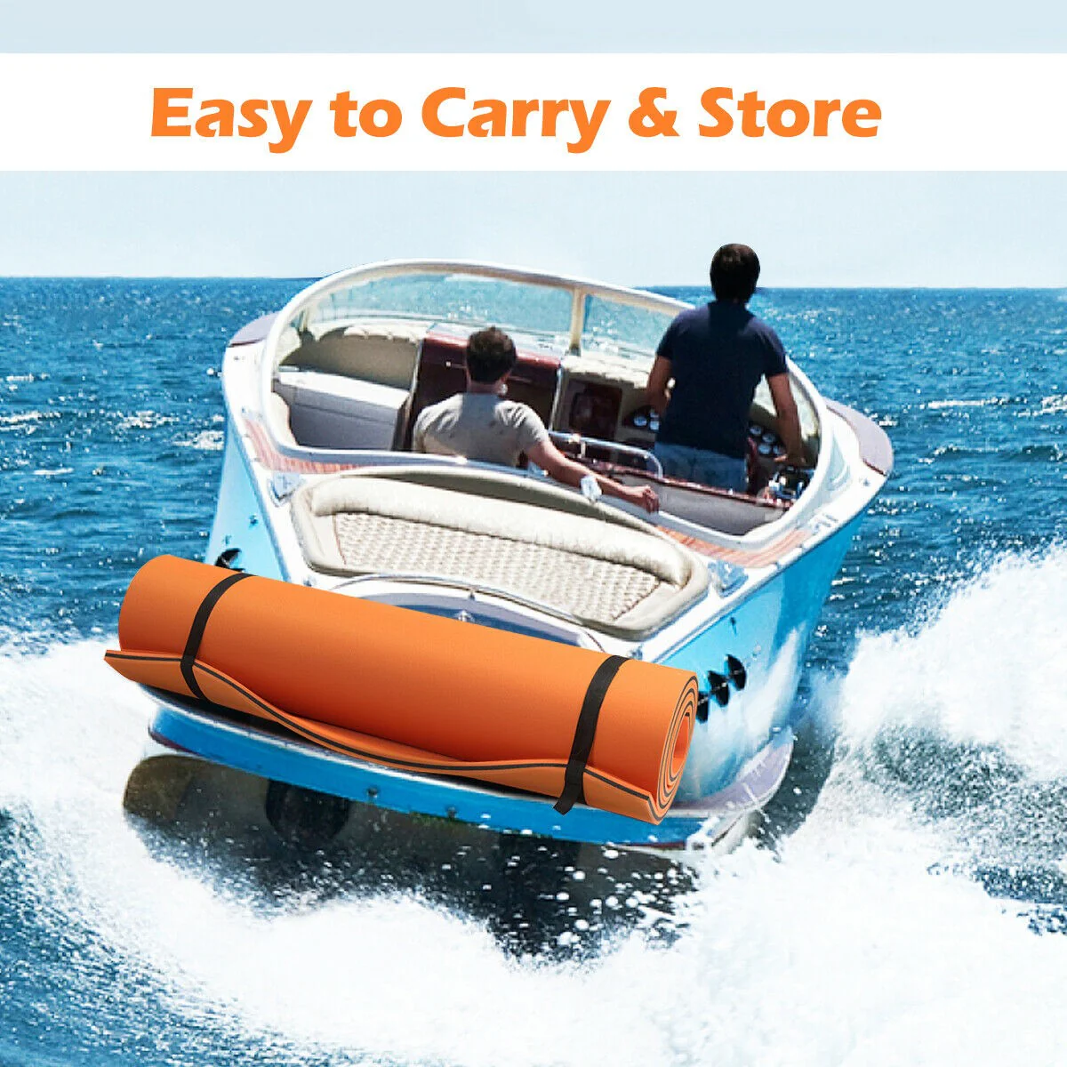 Floating Water Pad Mat, Tear-Resistant XPE Foam (18' x 6' /12' x 6') - Image 6