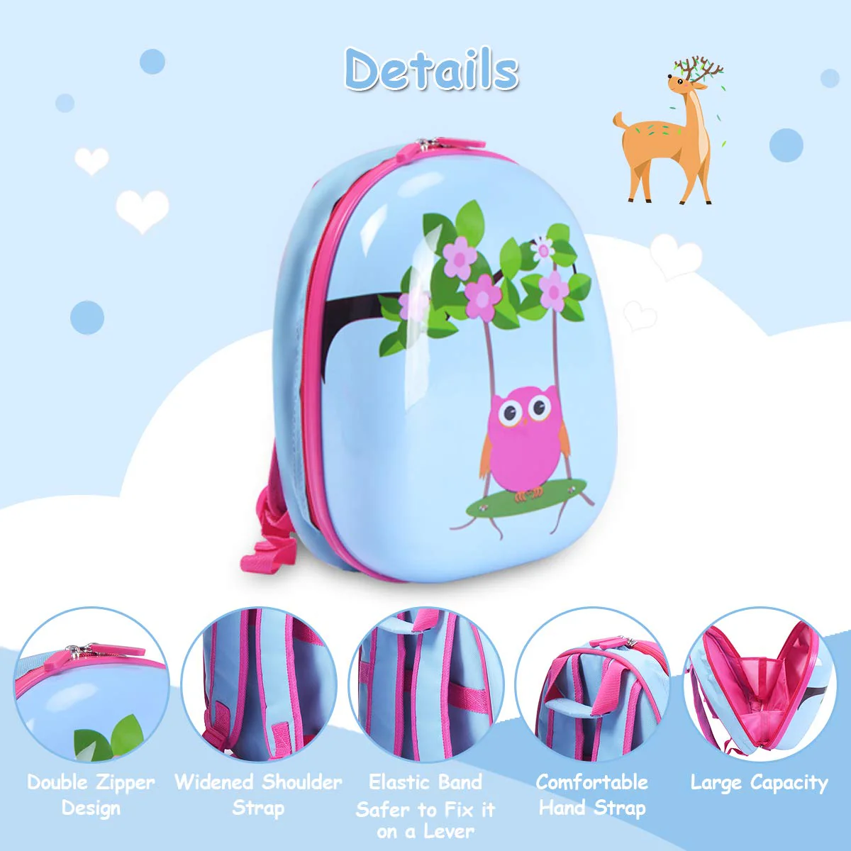 2PC Kids Luggage, 12" & 16" Kids Carry On Luggage Set - Image 14
