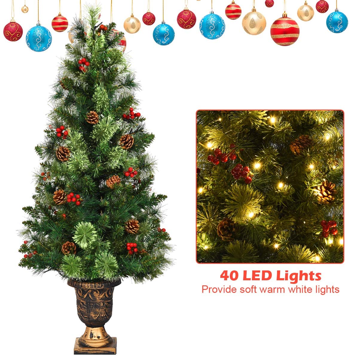 Goplus  Artificial Christmas Tree - Image 6