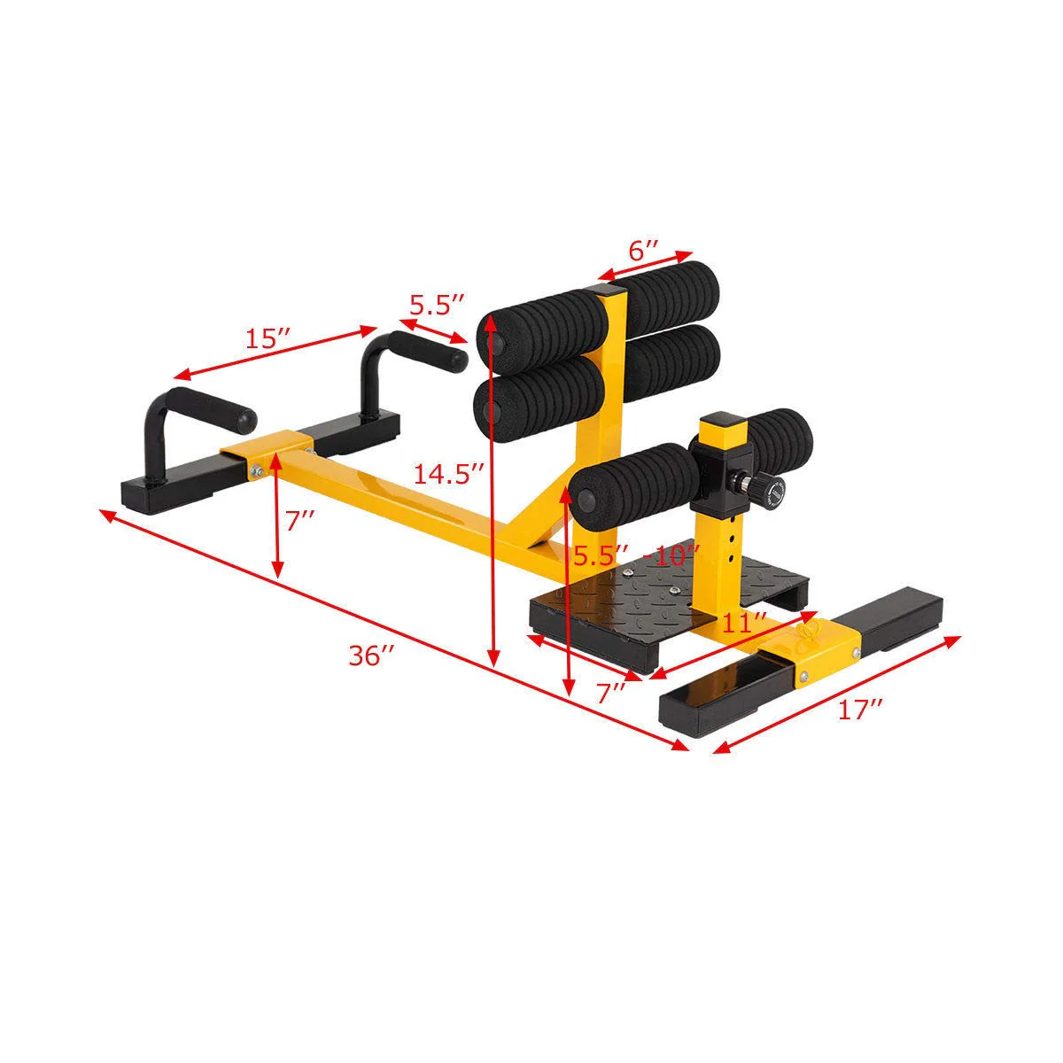3-in-1 Multifunctional Squat Machine Deep Sissy Squat & Leg Exercise Squat - Image 9