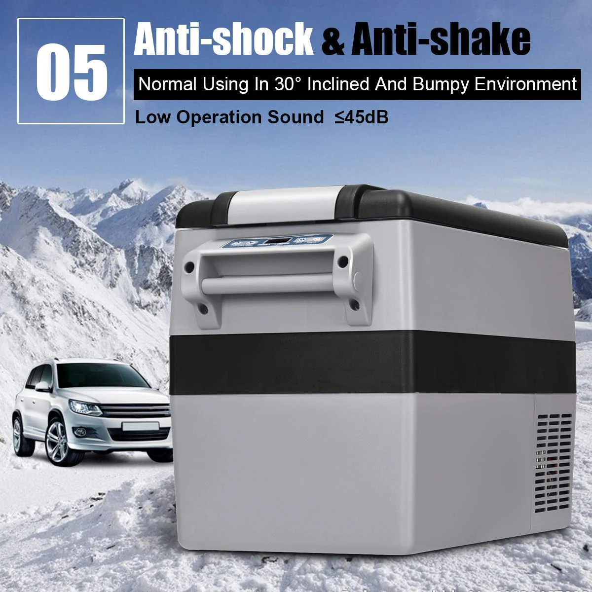 44 Quart Portable Refrigerator/Freezer Compact Vehicle Car - Image 3