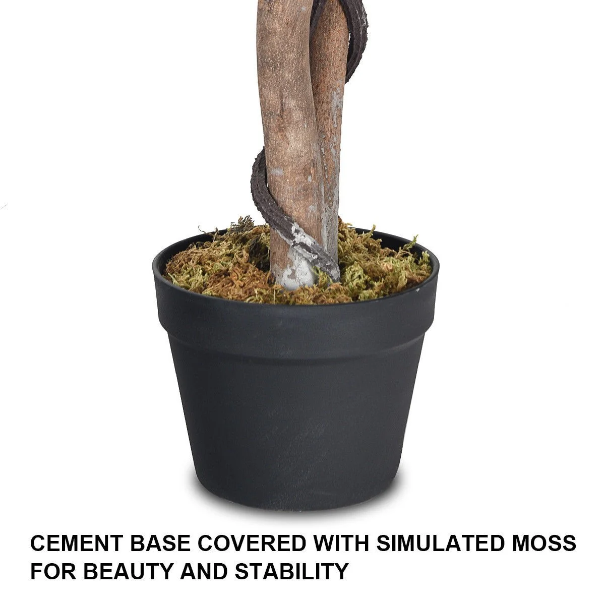 4/5.5/6FT FICUS Silk Leaf Artificial Tree - Image 11