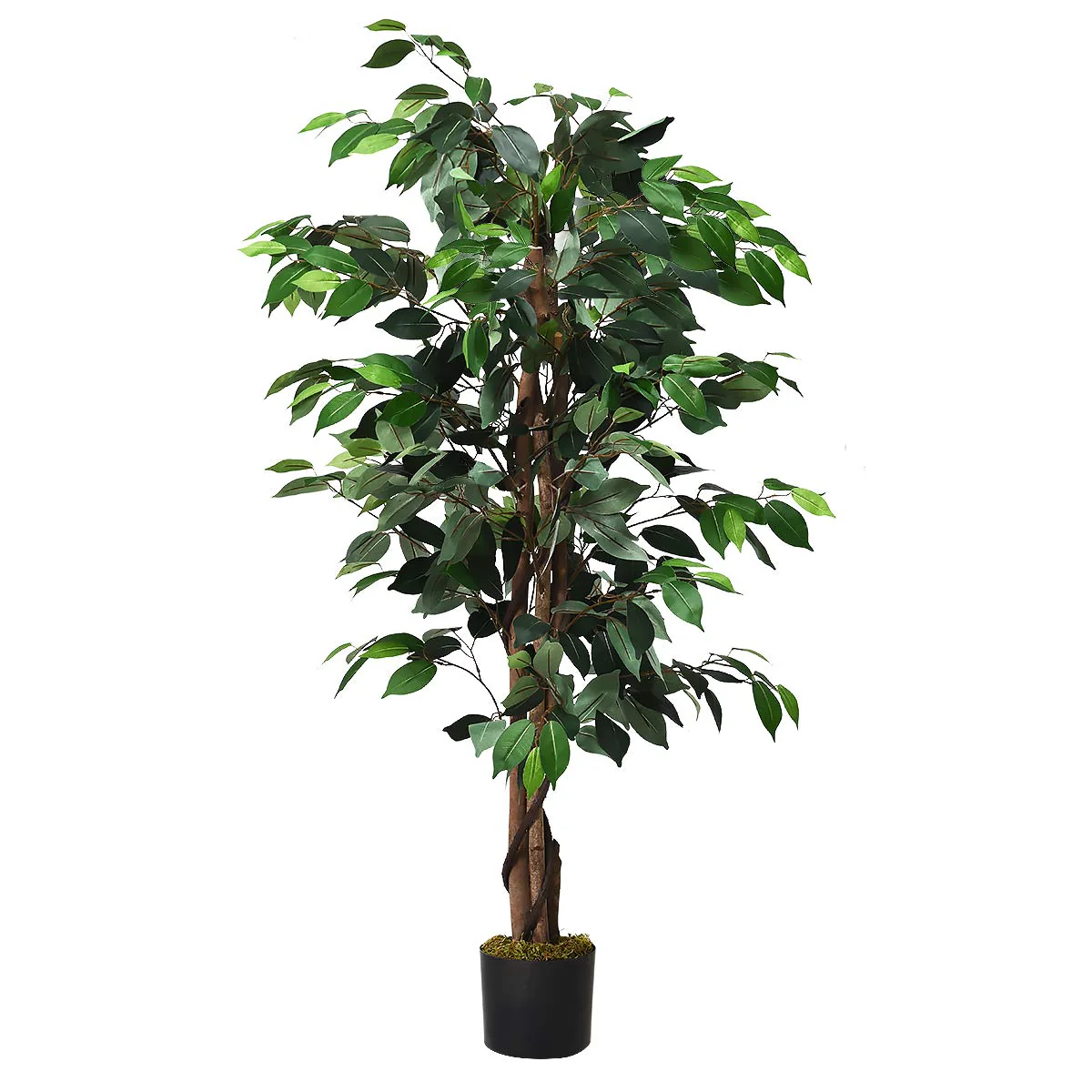 4/5.5/6FT FICUS Silk Leaf Artificial Tree - Image 19