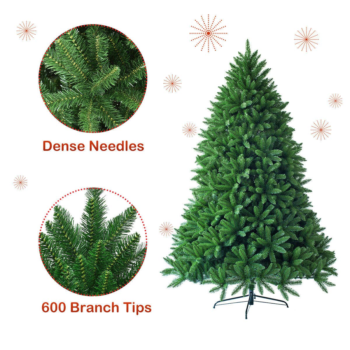 5ft Unlit Artificial Christmas Tree - Image 6