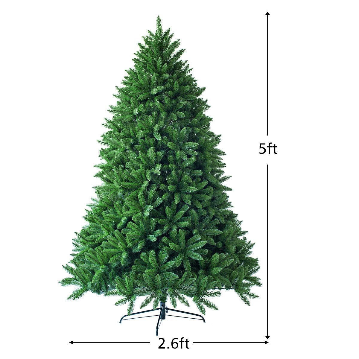 5ft Unlit Artificial Christmas Tree - Image 9