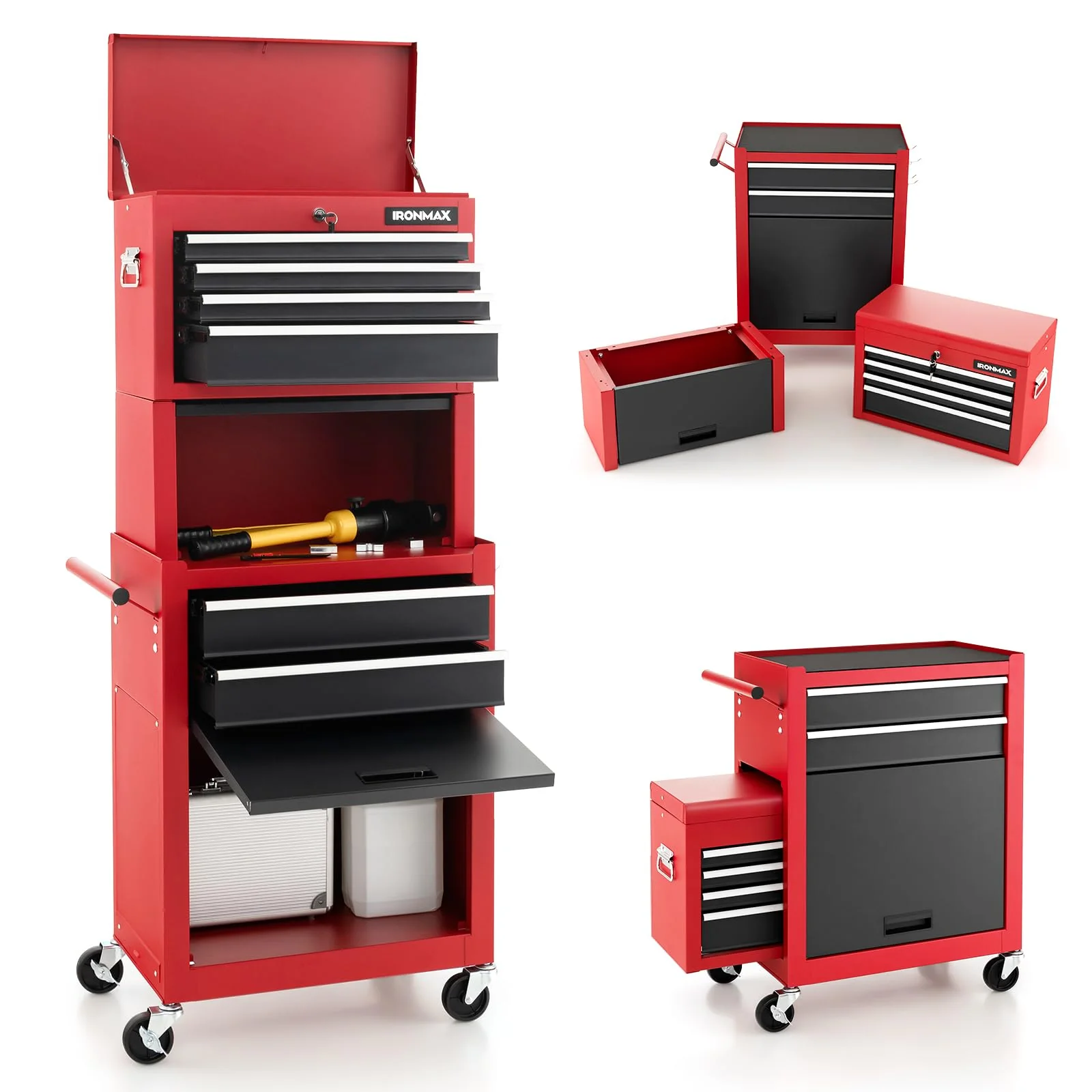 6-Drawer Rolling Tool Chest w/Riser - Image 12