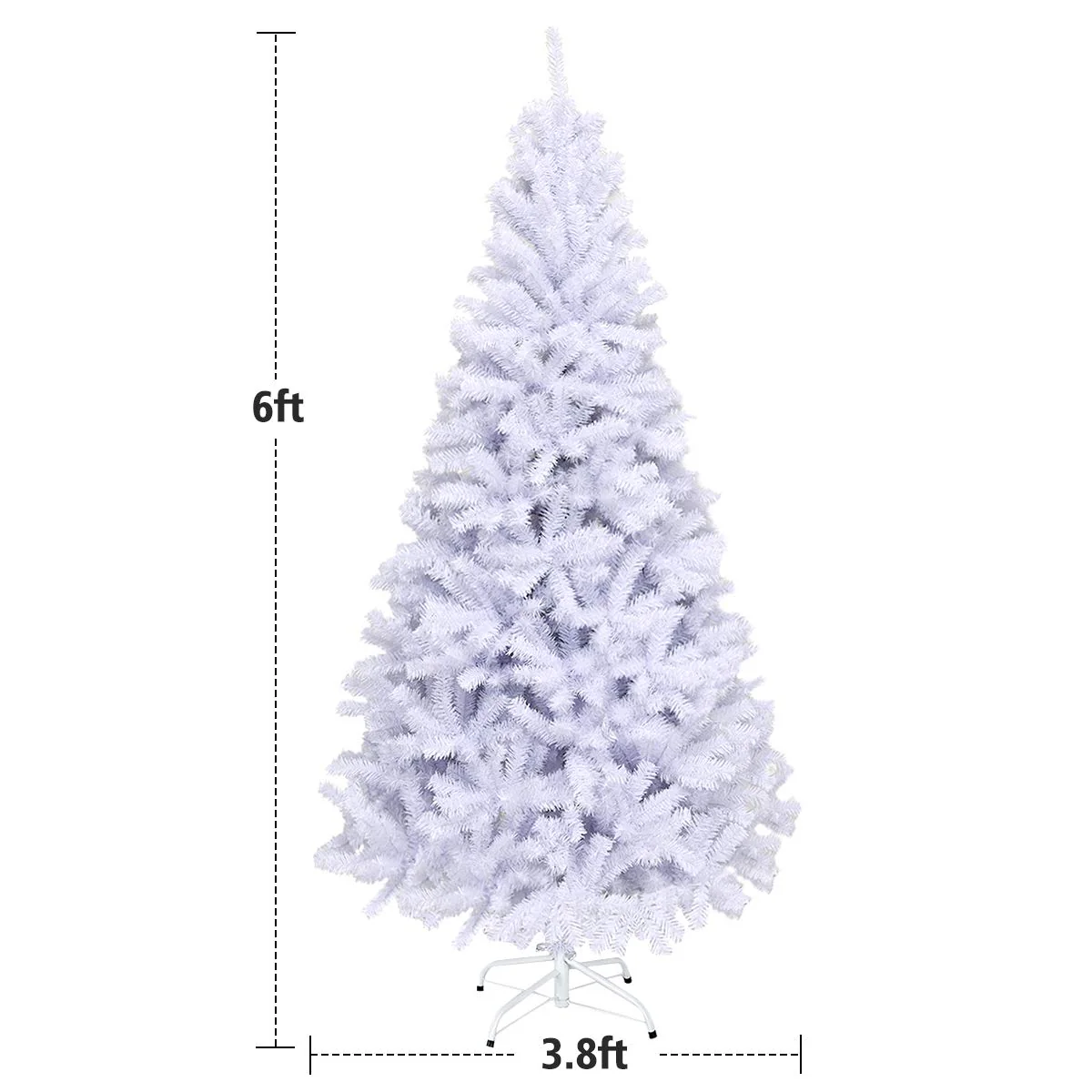 6ft /7.5ft/9ft White Artificial Christmas Tree - Image 13