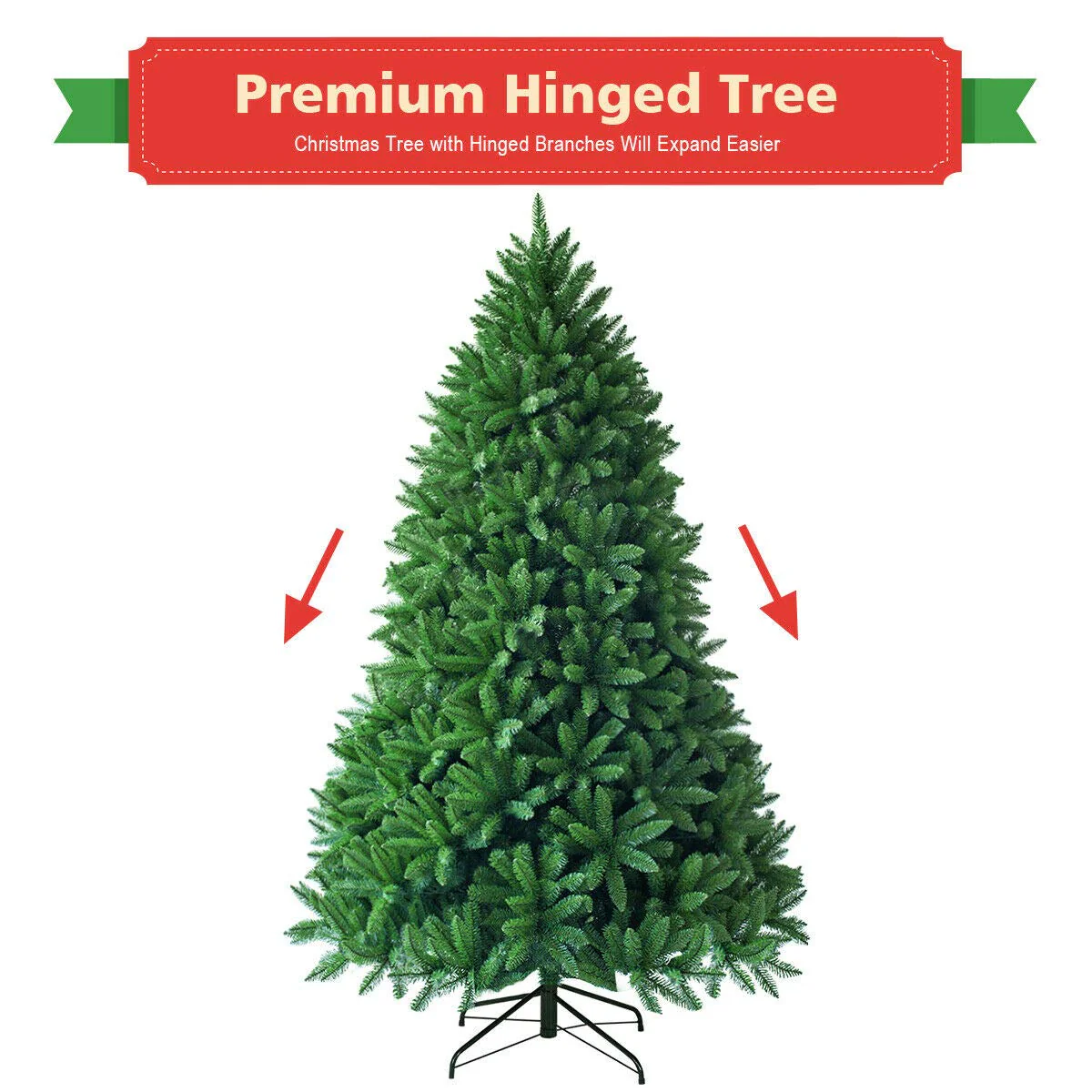 6ft Unlit Artificial Christmas Tree - Image 6