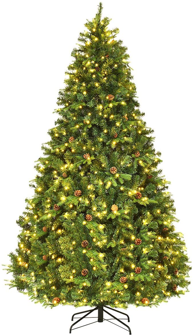 Pre-Lit Artificial Christmas Tree Premium Spruce Hinged Tree with 540 LED Lights - Image 8