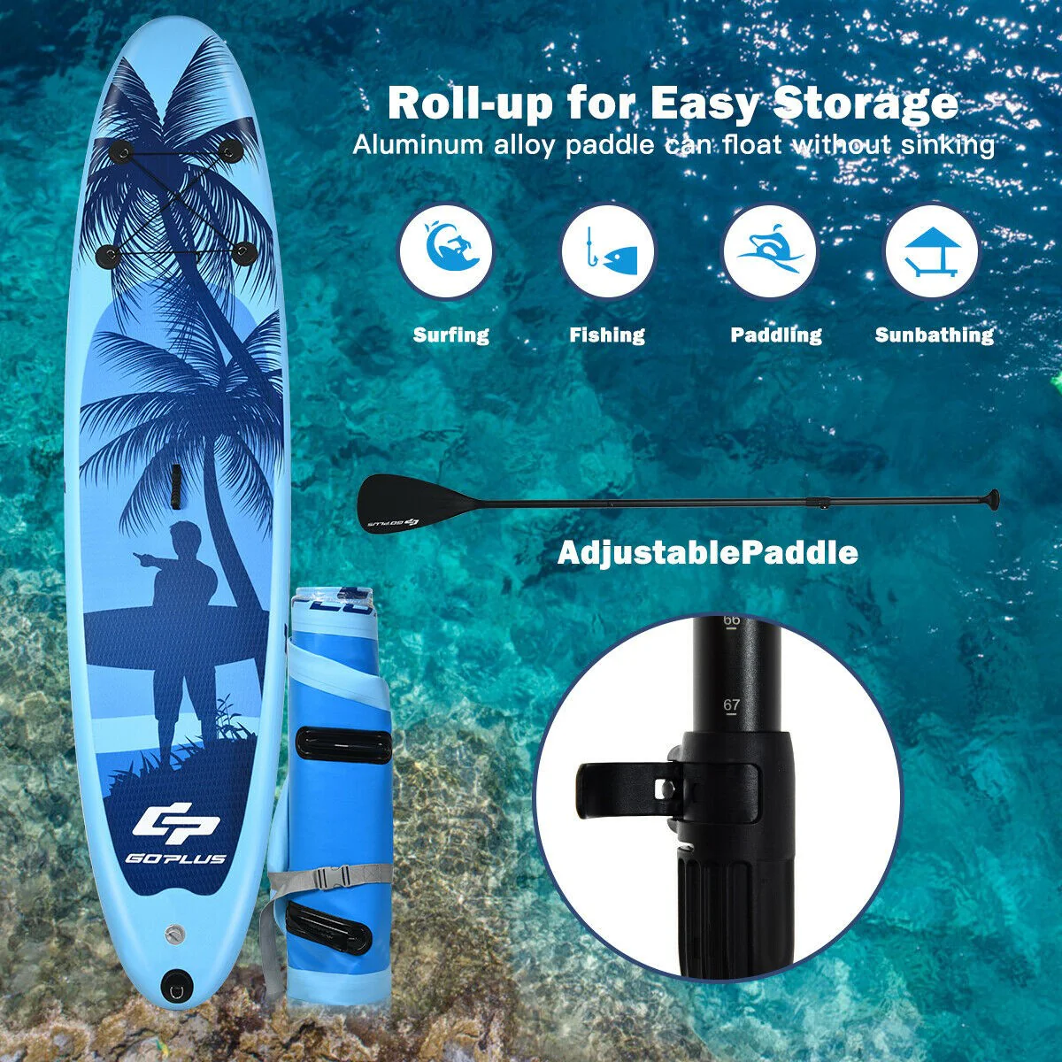 9.8'/10'/11' Inflatable Stand Up Paddle Board - Image 3