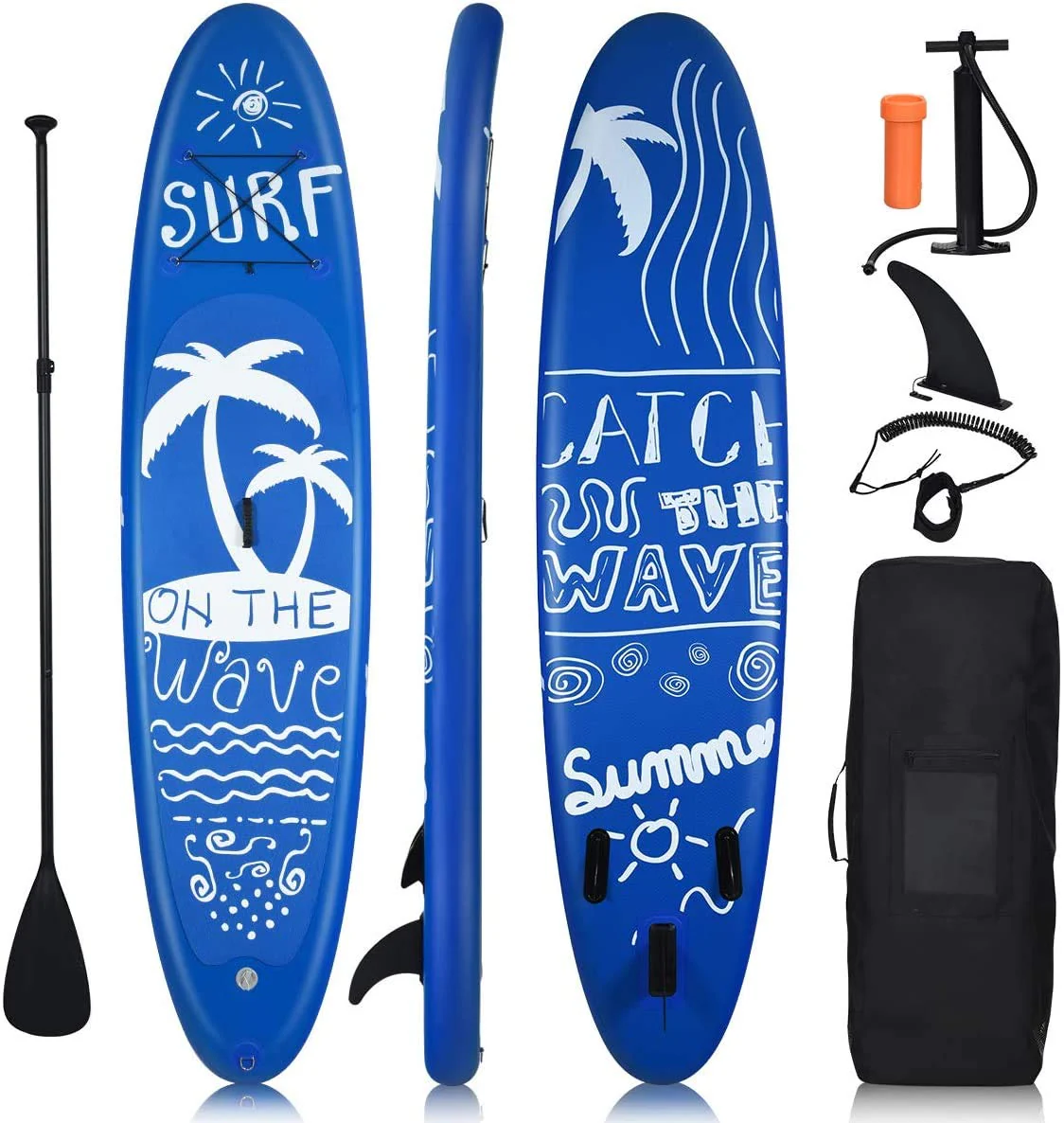 9.8'/10'/11' Inflatable Stand Up Paddle Board, 6.5" Thick SUP with Premium Accessories and Carry Bag