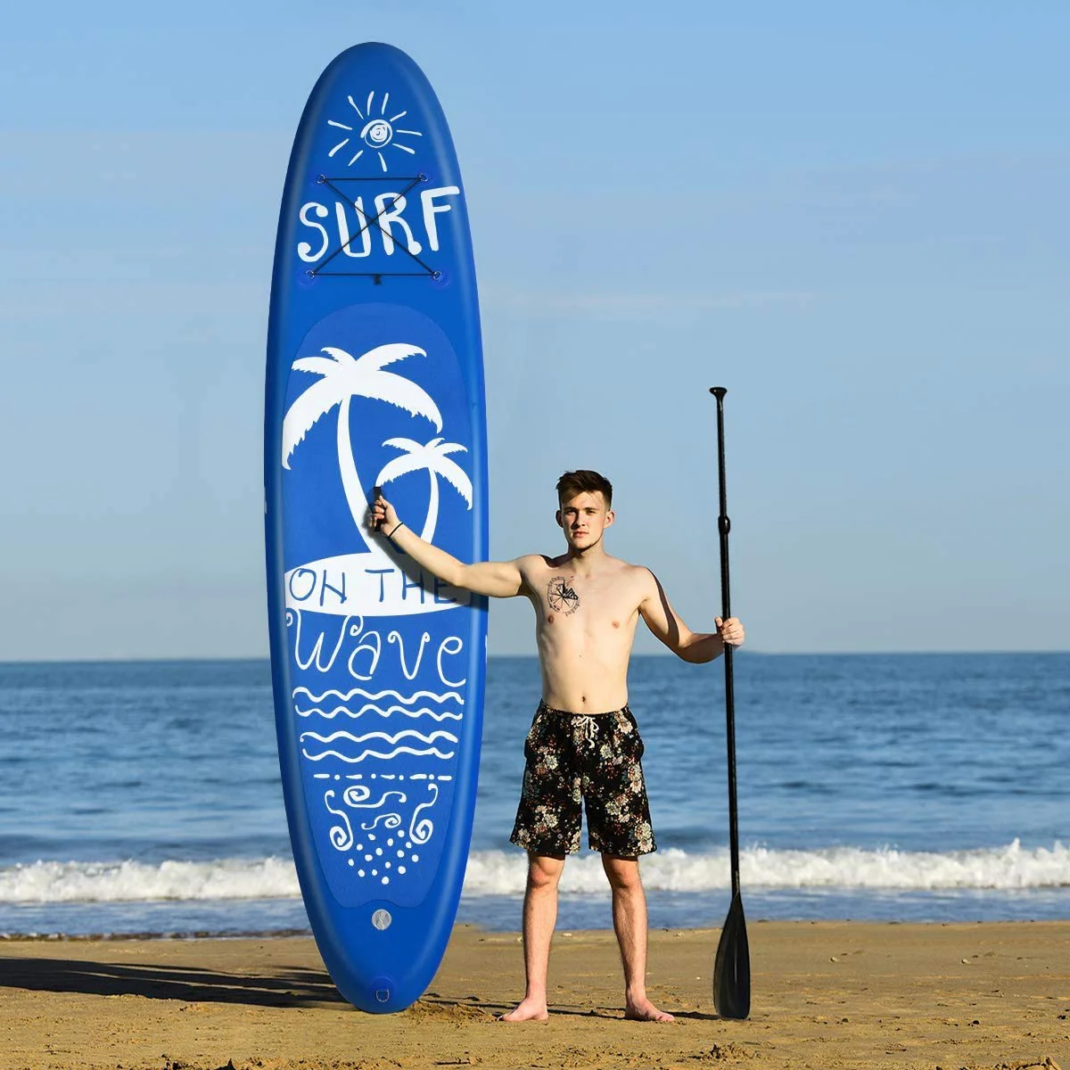 9.8'/10'/11' Inflatable Stand Up Paddle Board, 6.5" Thick SUP with Premium Accessories and Carry Bag - Image 4