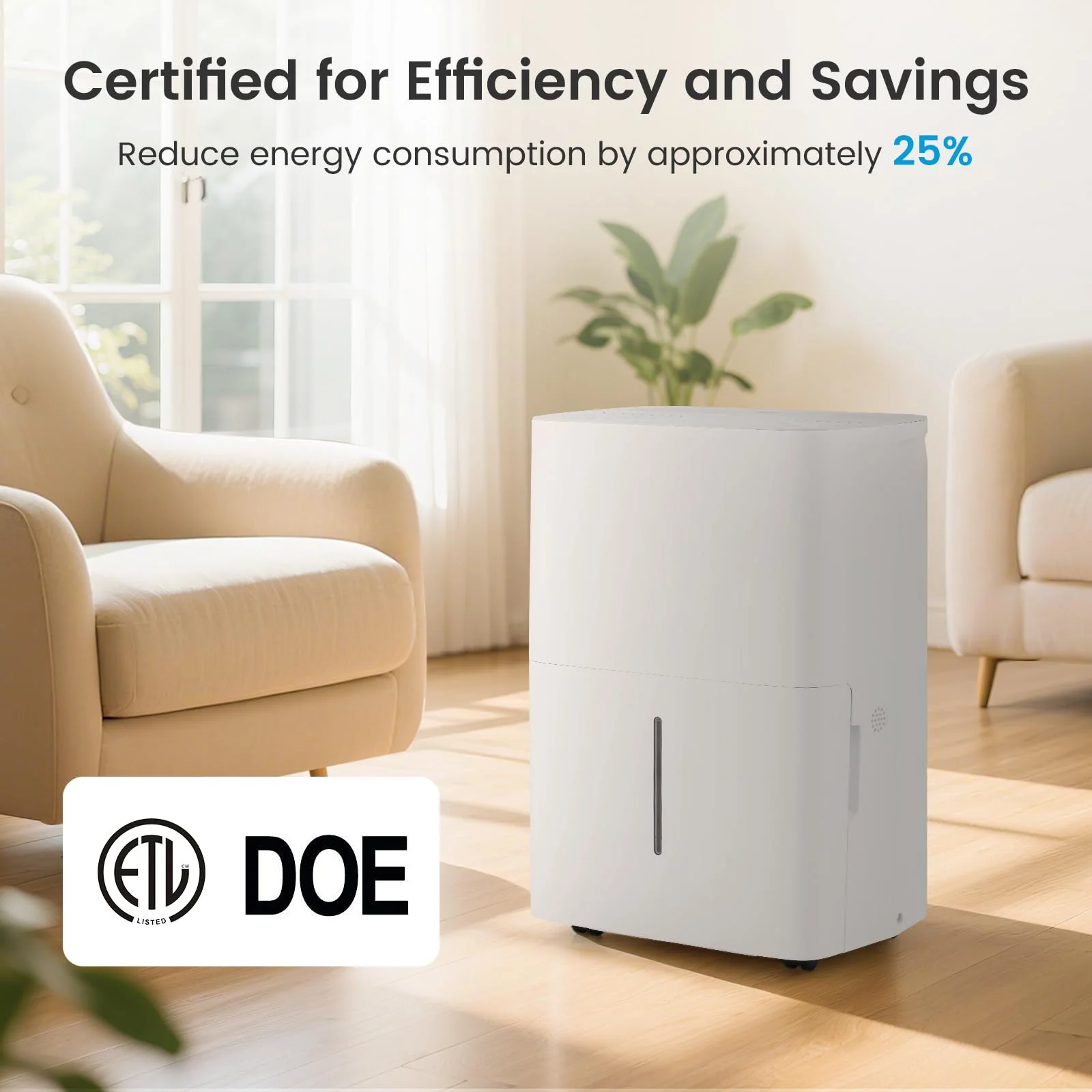 94.5 Pints Dehumidifier for 6000 Sq.Ft Large Rooms, Basement, Bathroom - Image 8