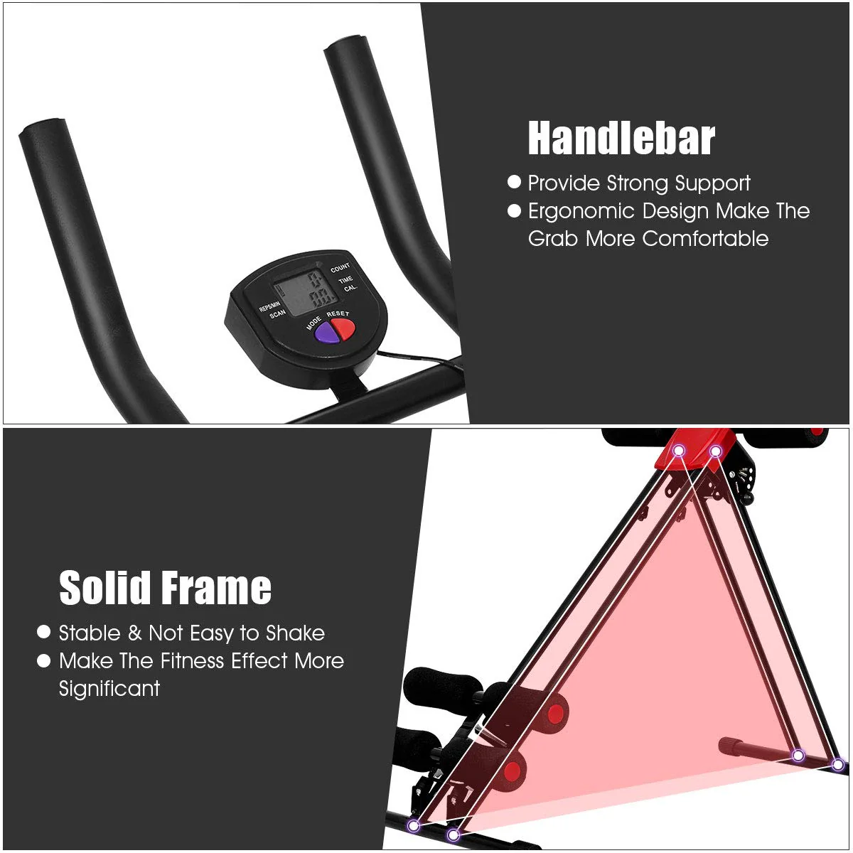Ab Trainer Foldable Abdominal Trainer Ab Vertical - Image 6