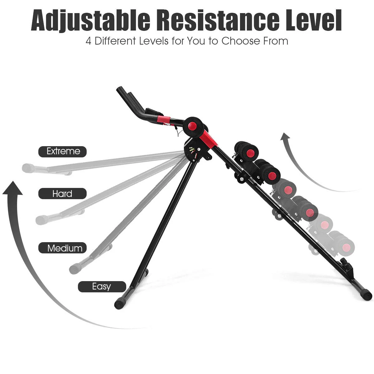 Ab Trainer Foldable Abdominal Trainer Ab Vertical - Image 8
