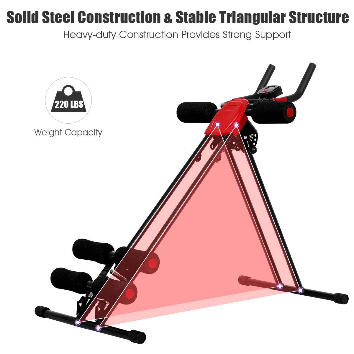 Ab Trainer Foldable Abdominal Trainer Ab Vertical - Image 9