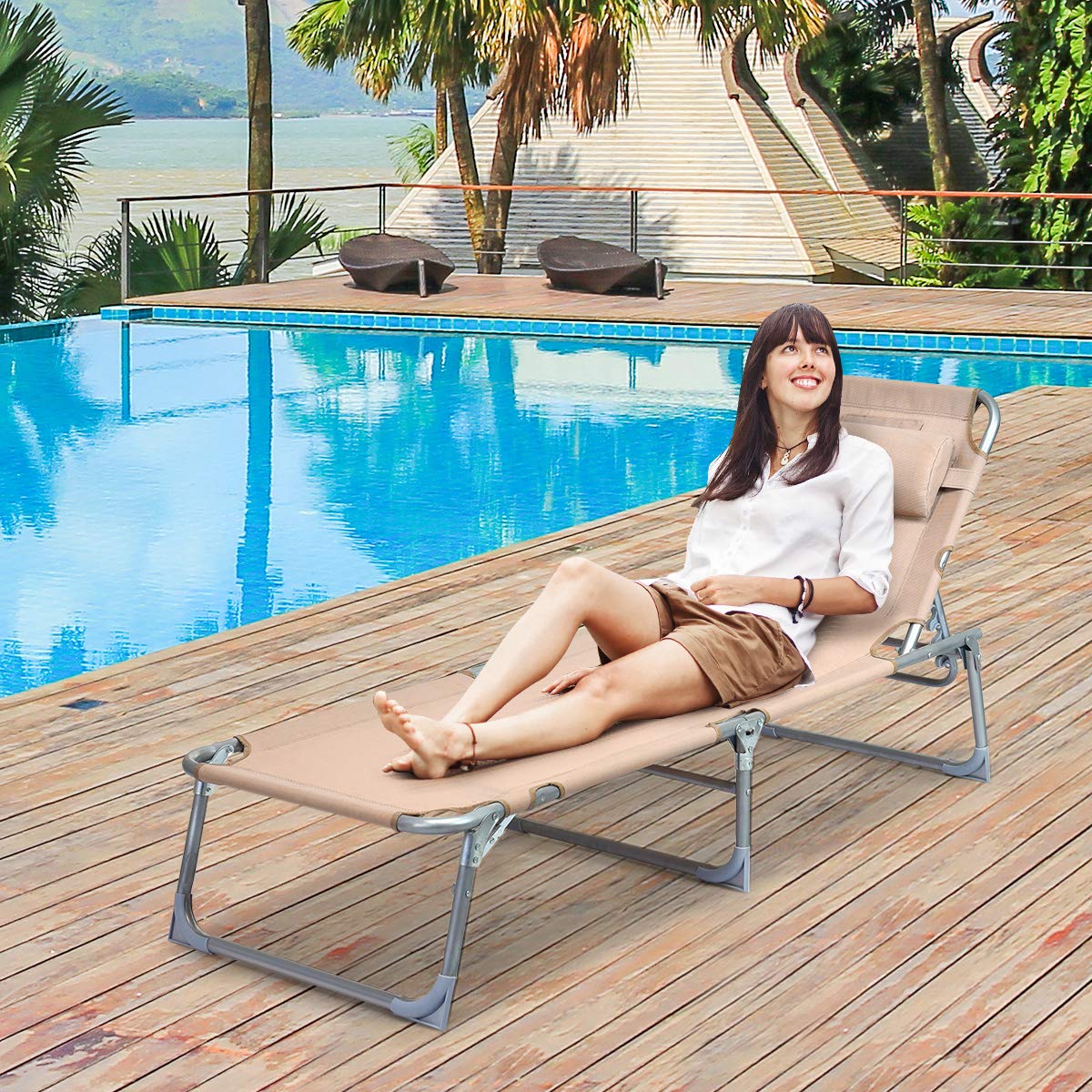 Adjustable Chaise Lounge Chair Recliner - Image 3