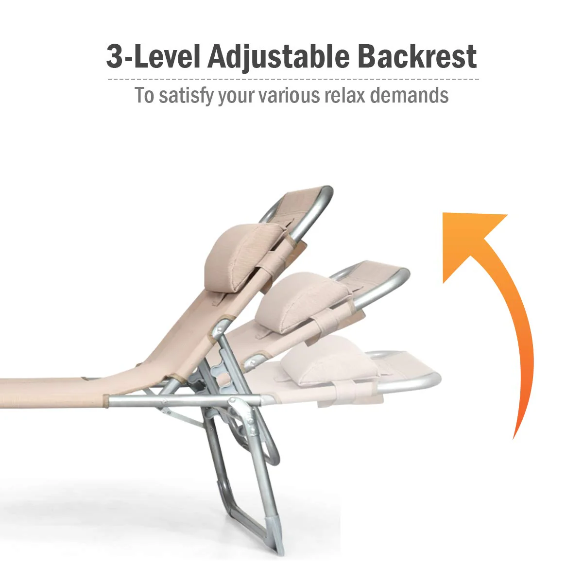 Adjustable Chaise Lounge Chair Recliner - Image 5