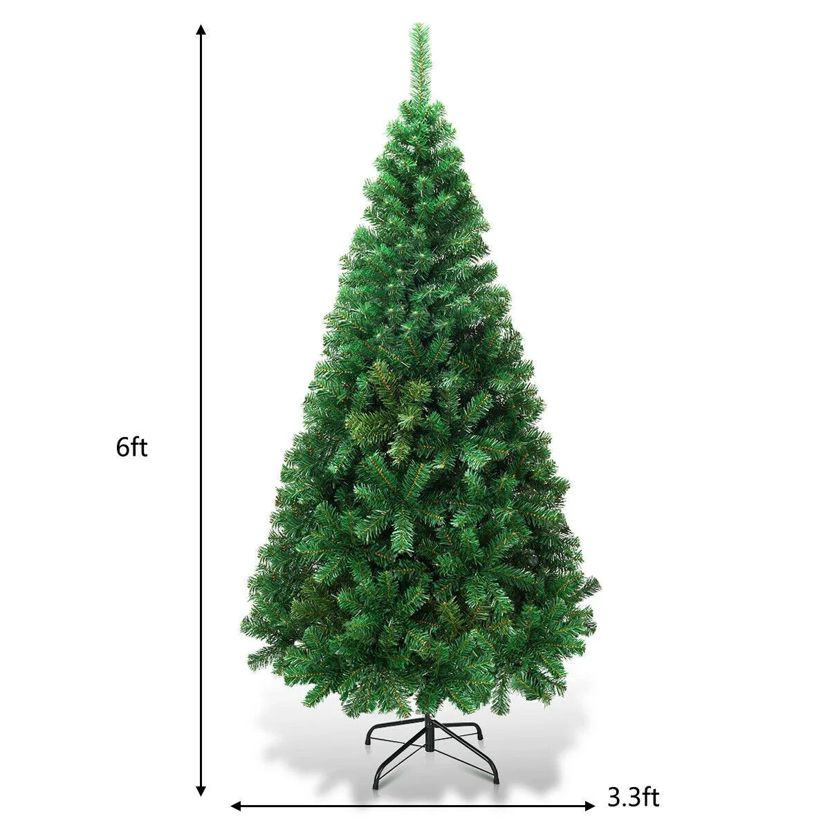 Artificial Christmas Tree with Solid Metal Stand - Image 14
