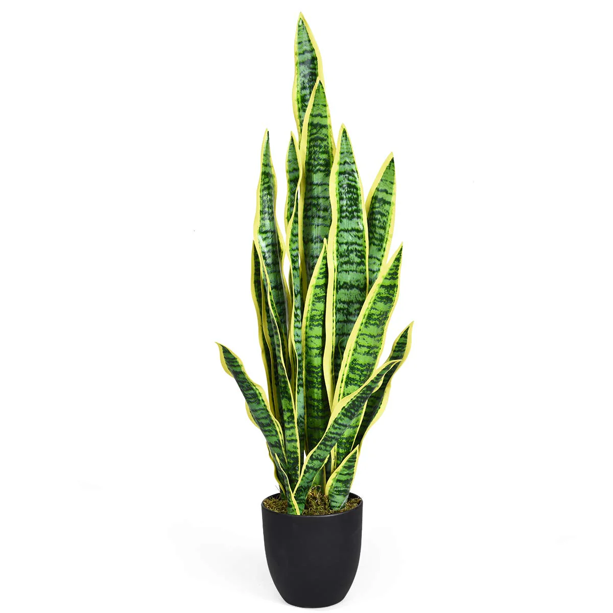 Artificial Snake Plant, 36" Fake Sansevieria - Image 9
