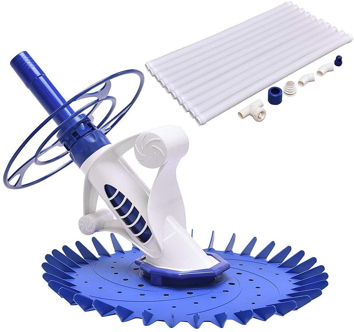 Automatic Swimming Pool Cleaner Set with 32'6" Hoses Climb Wall Pool Sweeper for In-ground - Image 4