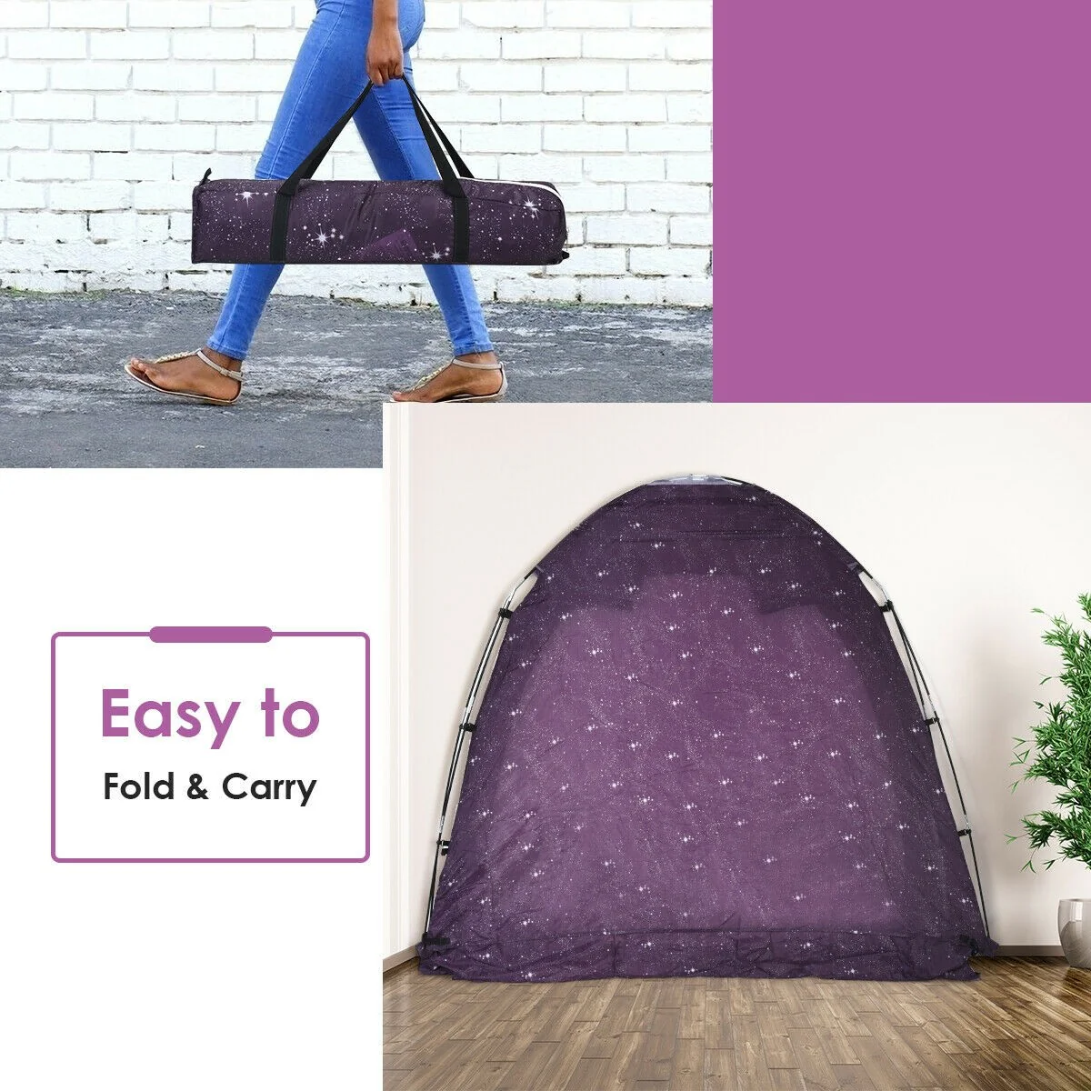 Bed Tent, Indoor Privacy Play Tent - Image 3