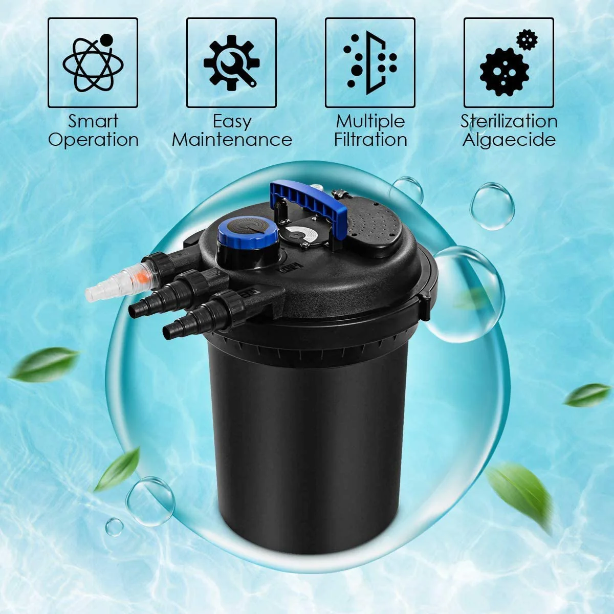 Bio Pressure Pond Filter with 13 W UV Sterilizer - Image 3