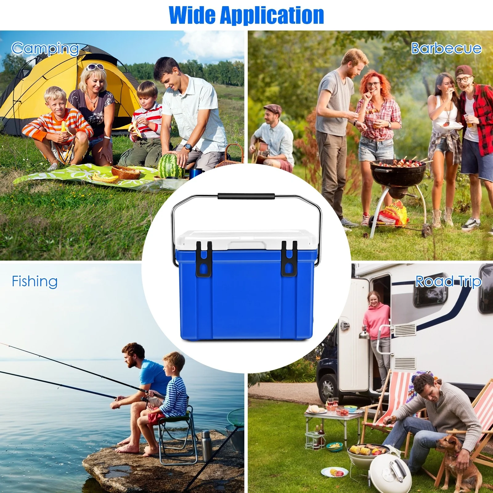 Camping Cooler, 26/58/79 Quart 4-Day Ice Retention - Image 6