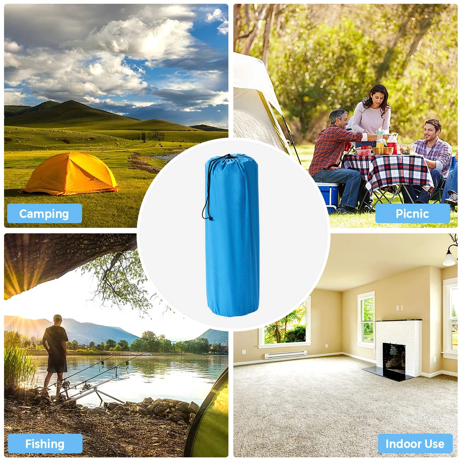 Camping Sleeping Pad Foam, Self-Inflating Camping Mat - Image 9