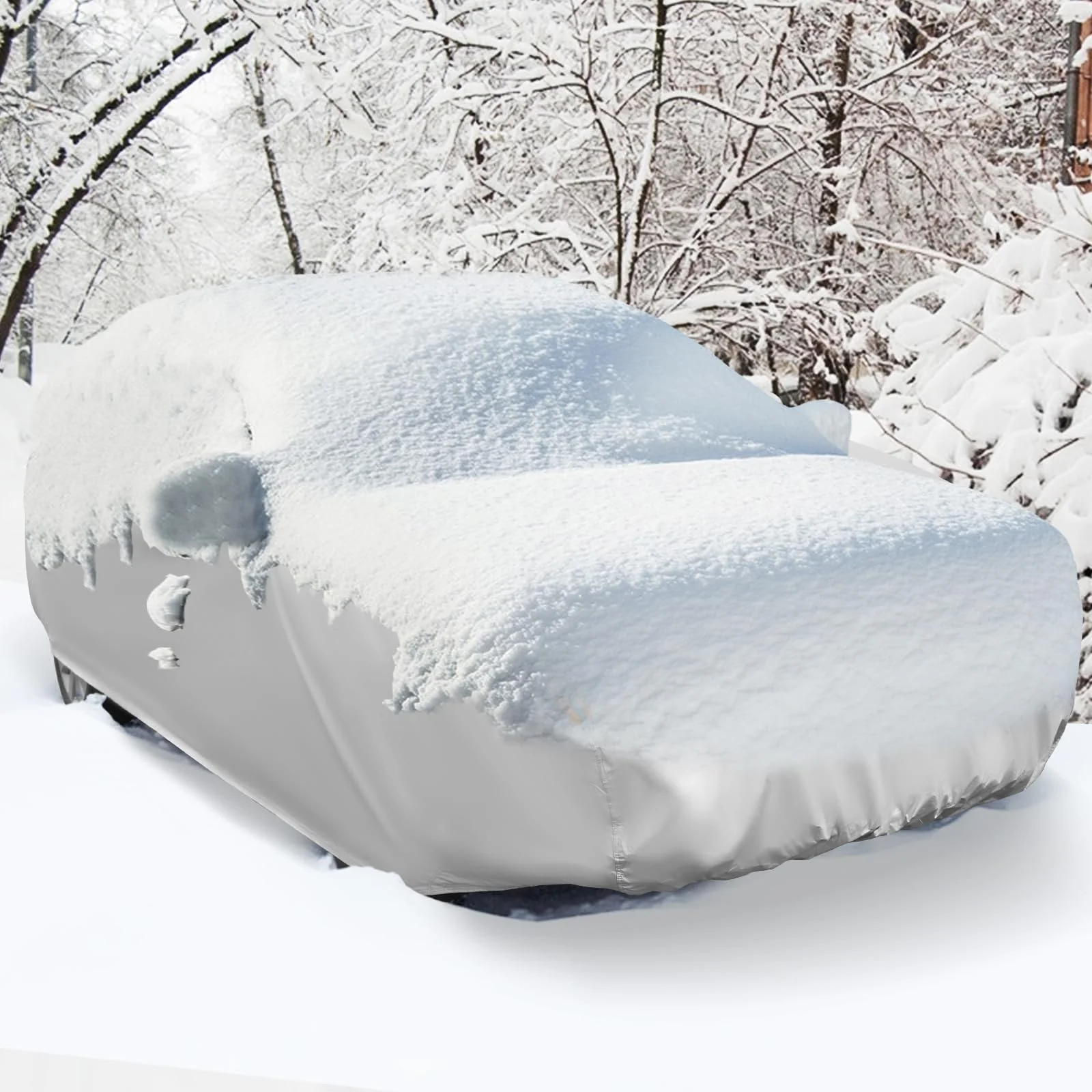 Car Cover for Automobiles 185 Inch Rain Sun UV Protection Universal Fit Sedan Toyota Corolla - Image 8