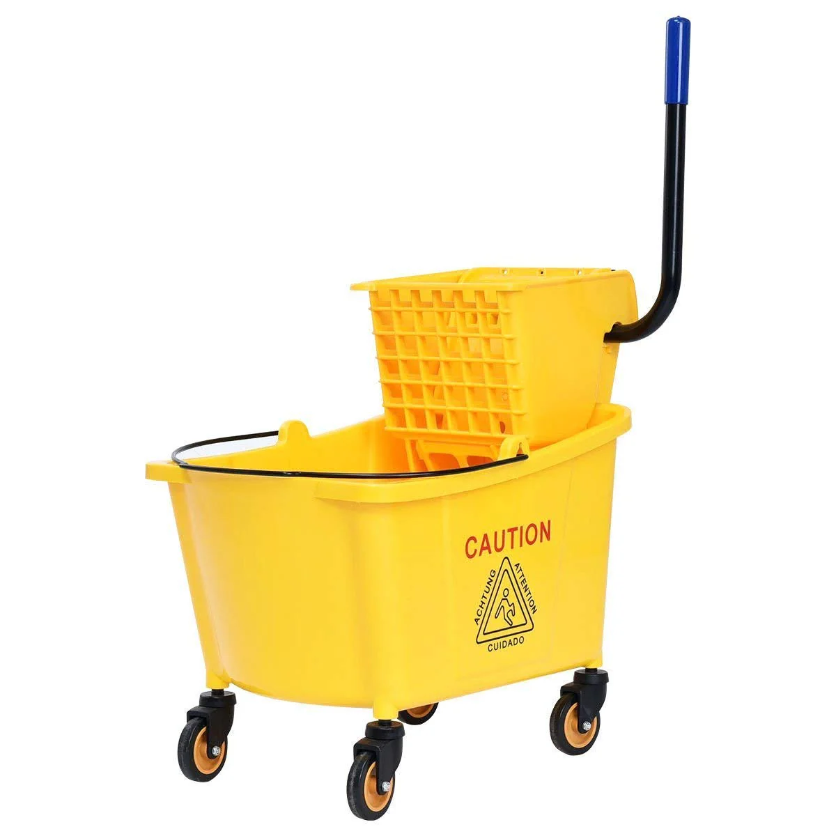 Commercial Mop Bucket Side Press Wringer Cleaning Caddy - Image 9