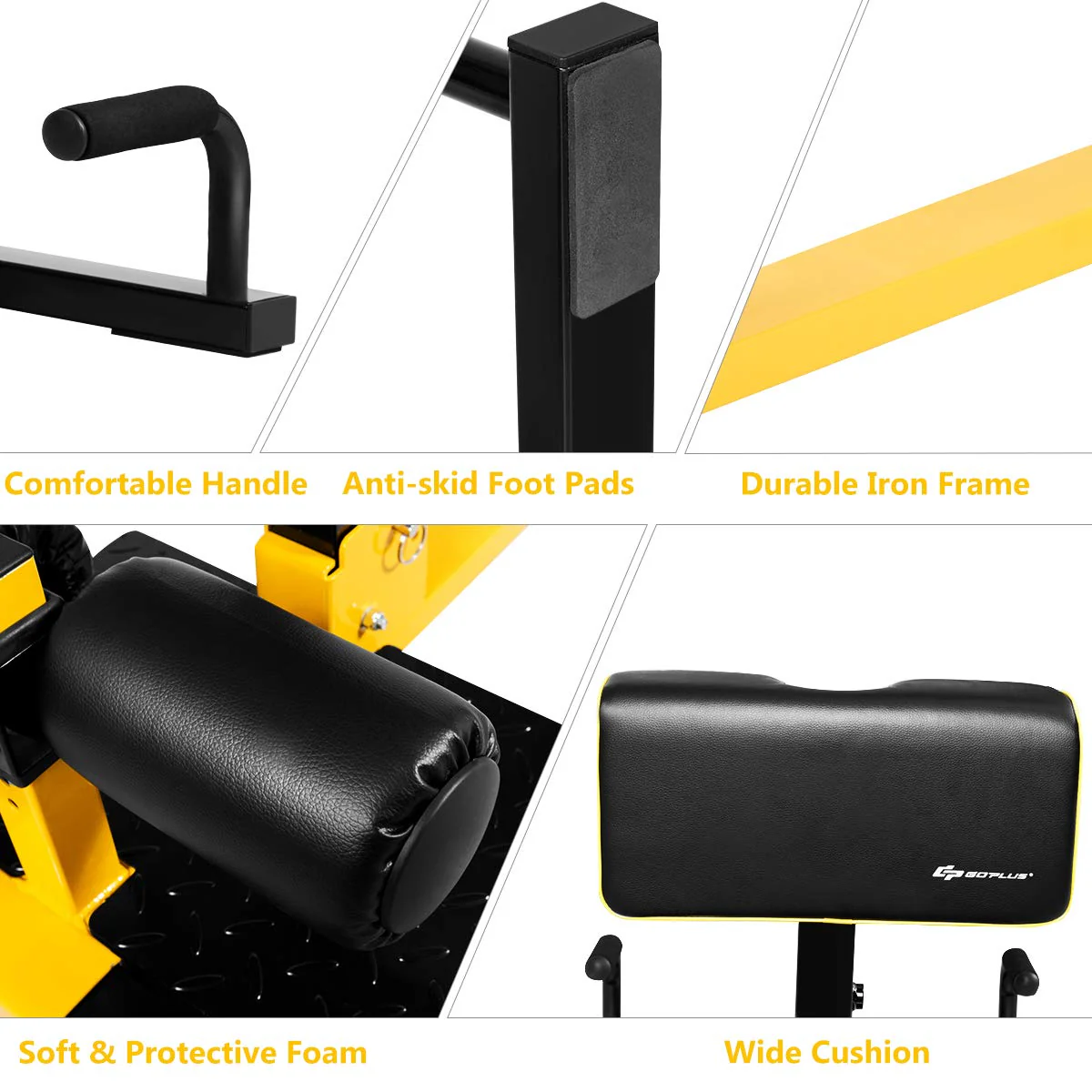Deep Squat Machine with Anti-Skid Measures, Soft PVC Cover, Handy Wheels - Image 6