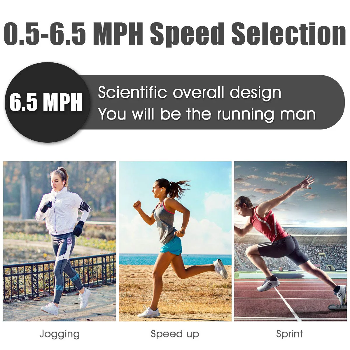 Electric Folding Treadmill, Adjustable Incline and Low Noise Design - Image 4