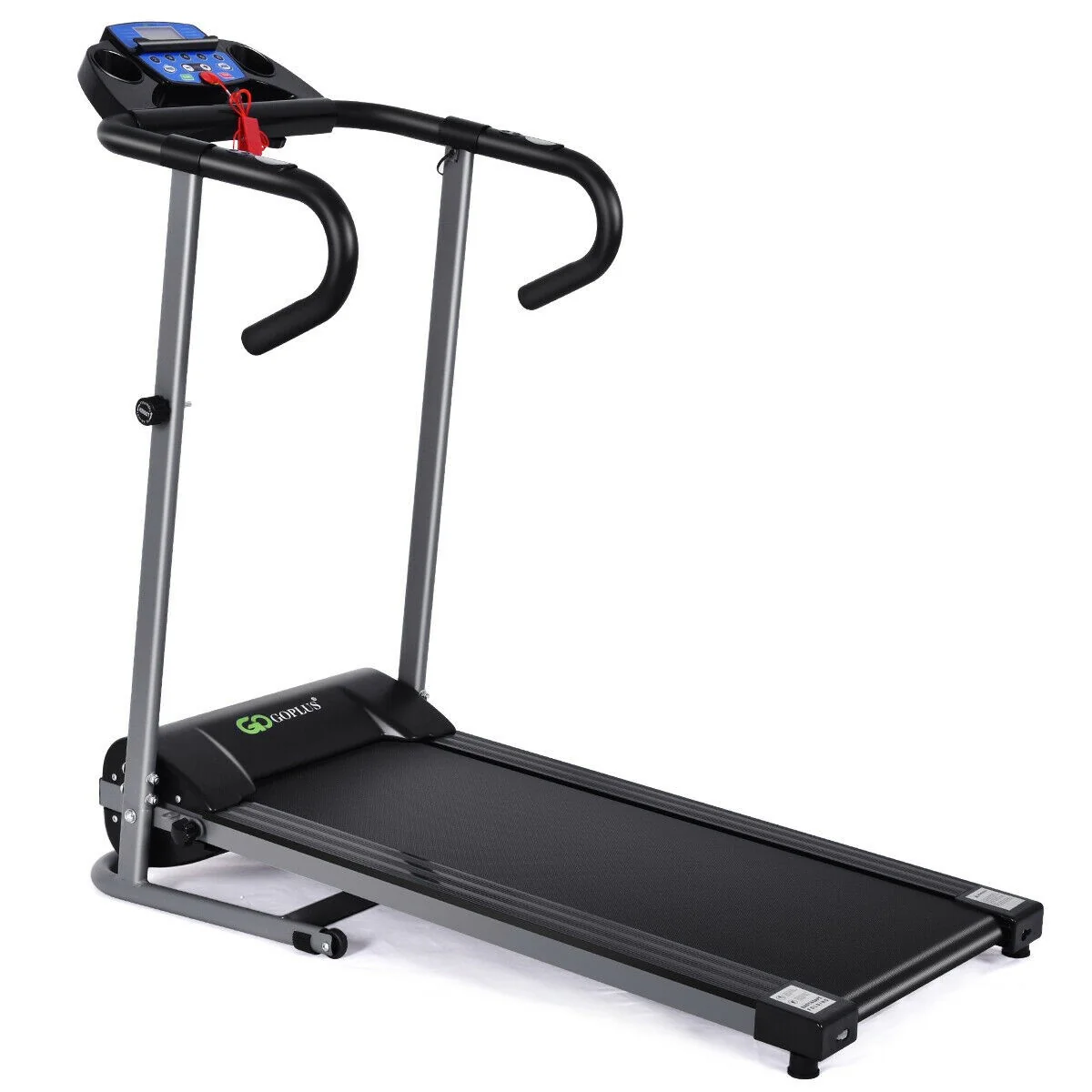 Electric Folding Treadmill with LCD Display and Heart Rate Sensor - Image 13