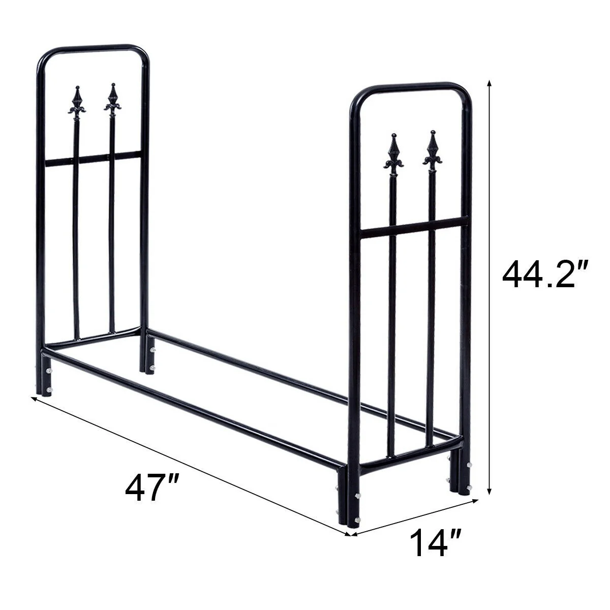 Firewood Log Rack Indoor Outdoor Fireplace Storage Holder - Image 11