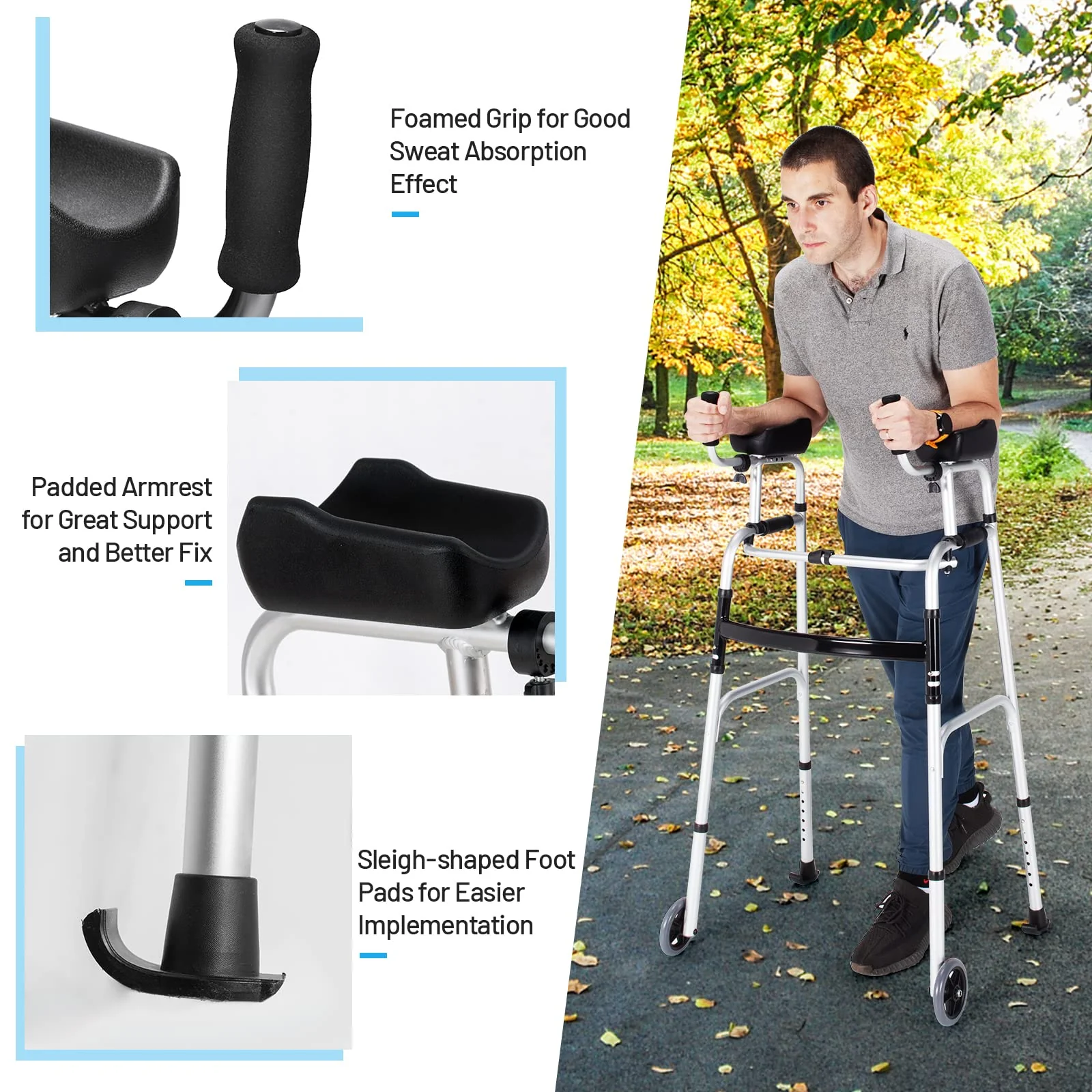 Foldable Standard Walker - Image 6
