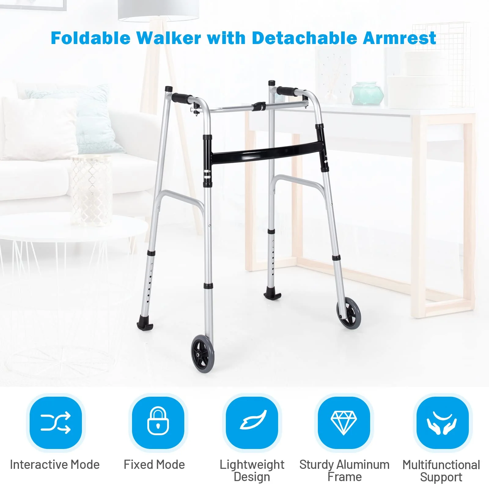 Foldable Standard Walker - Image 7