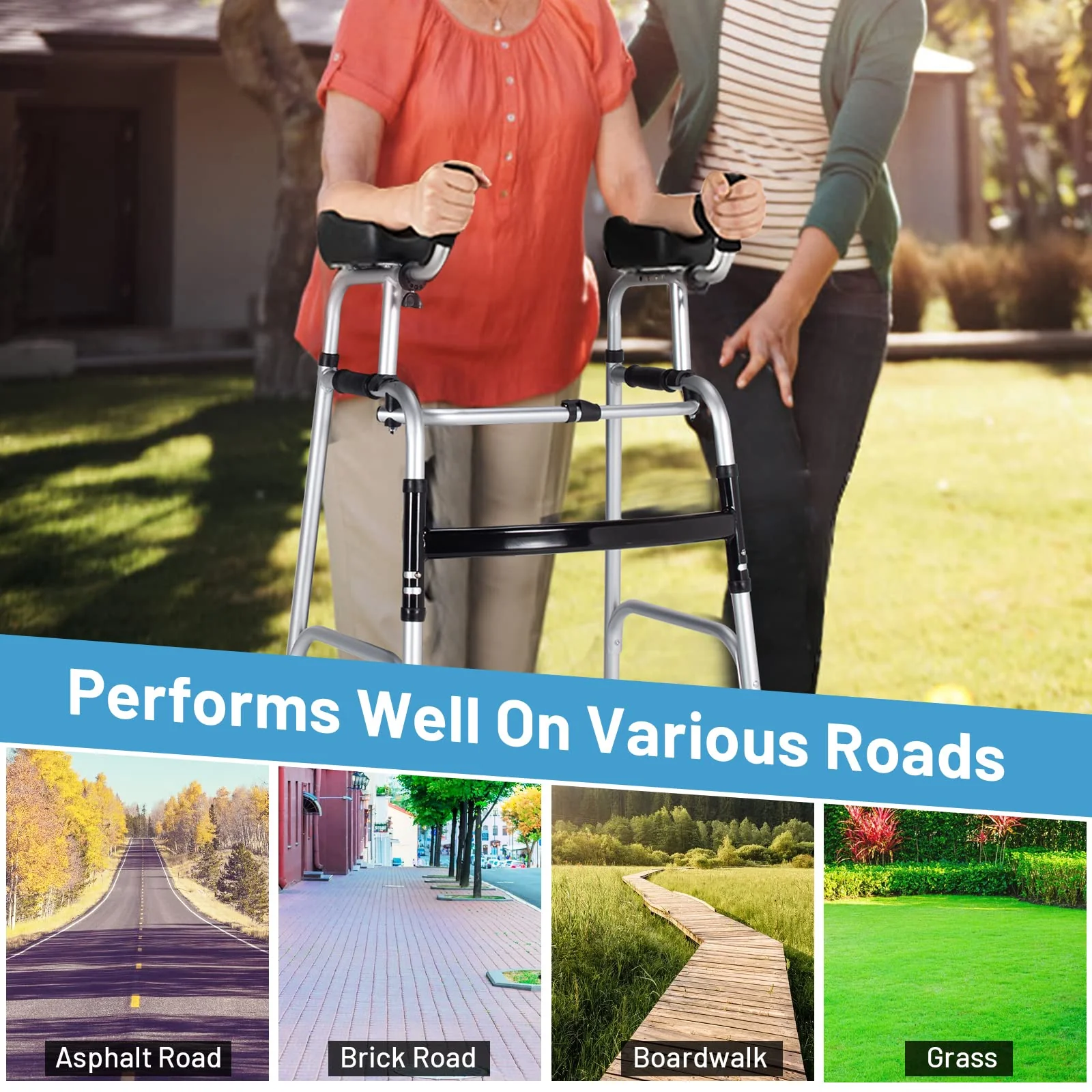 Foldable Standard Walker - Image 9