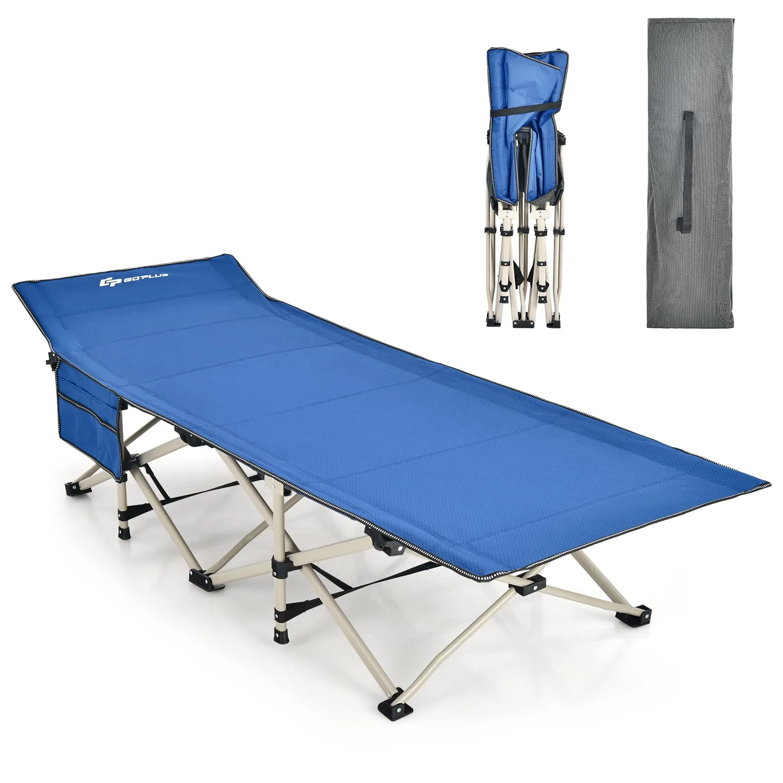 Folding Camping Cot, 882LBS (Max Load) 28.5'' Extra Wide - Image 5
