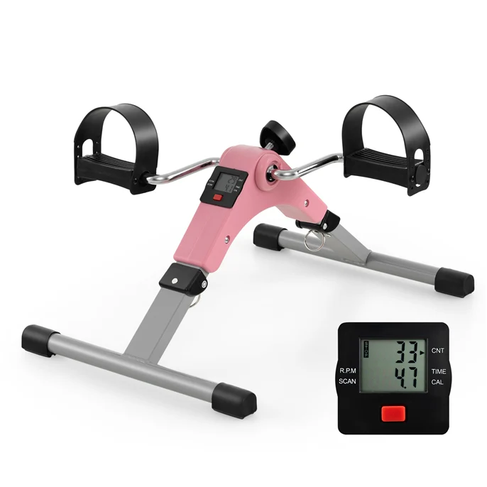 Folding Pedal Exerciser, Adjustable Resistance Mini Exercise Bike - Image 11