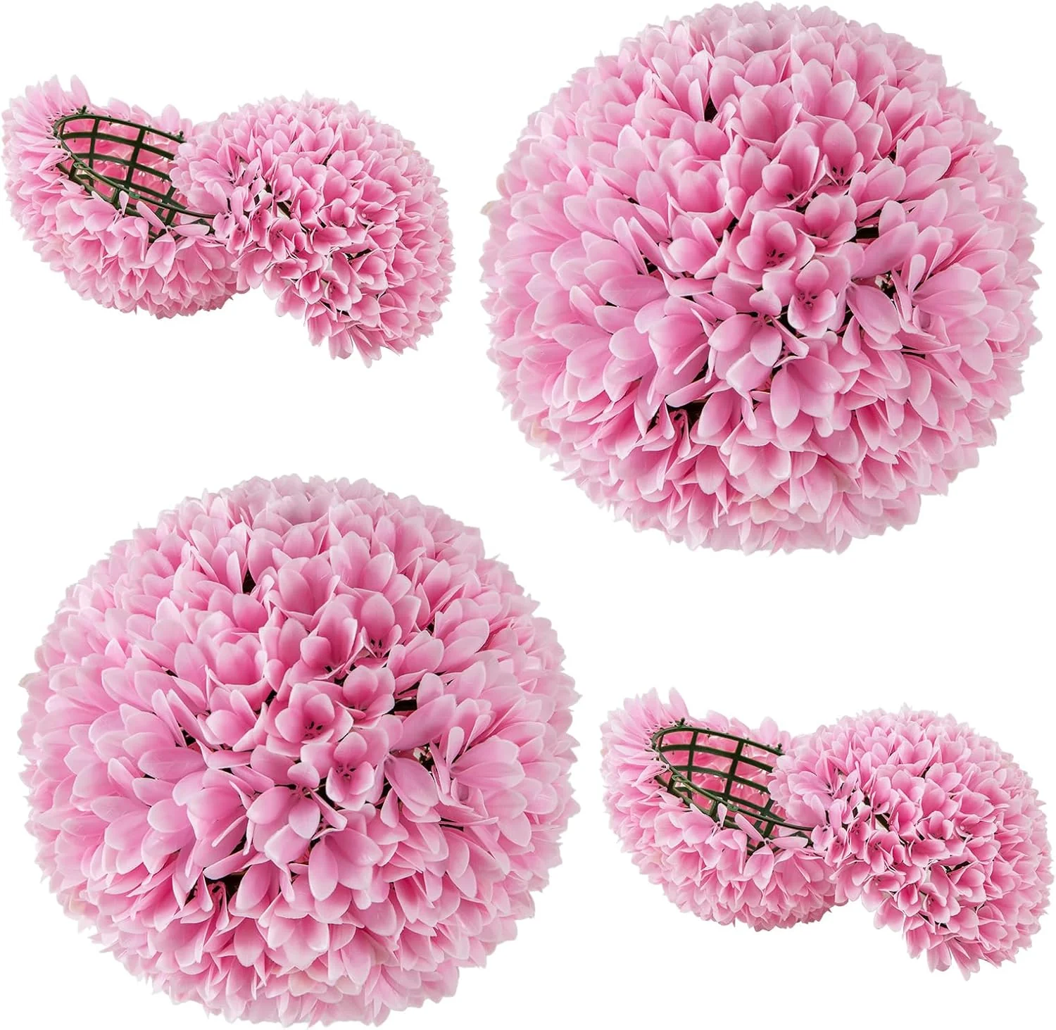 Goplus 11 Inch Topiary Balls Artificial Outdoor Set of 2, Faux Boxwood Ball, Fake Plant Sphere - Image 10