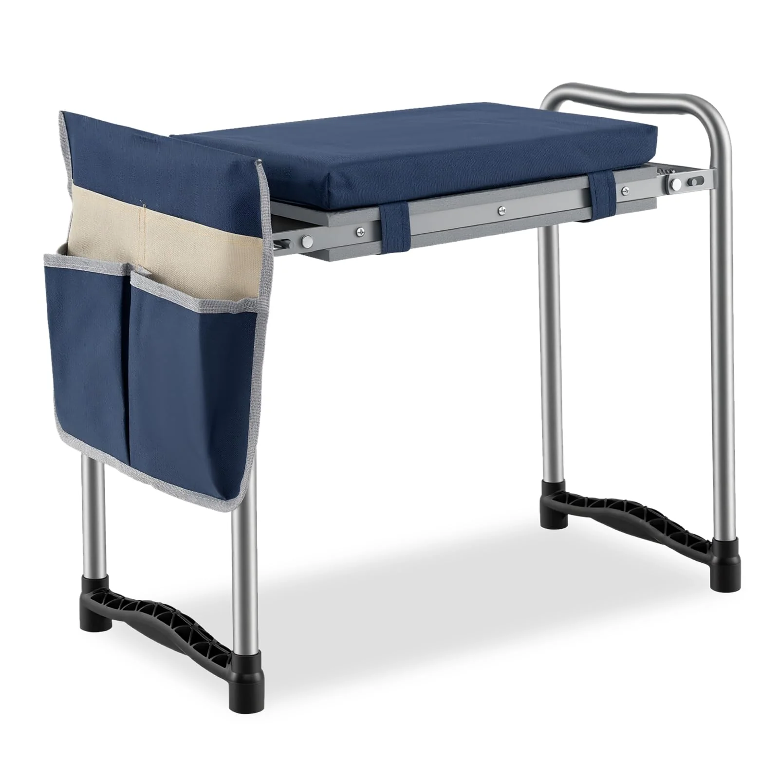 Goplus 11" Wide 2-in-1 Foldable Garden Kneeler and Seat for Seniors - Image 10