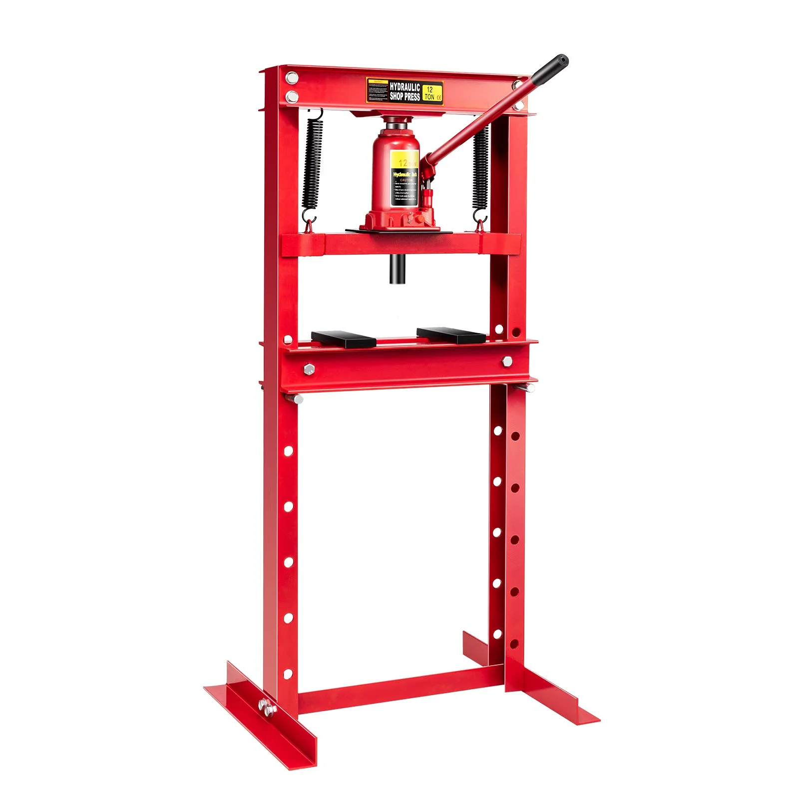 Goplus 12 Ton Hydraulic Shop Floor Press Floor Stand Jack for Gears and Bearings